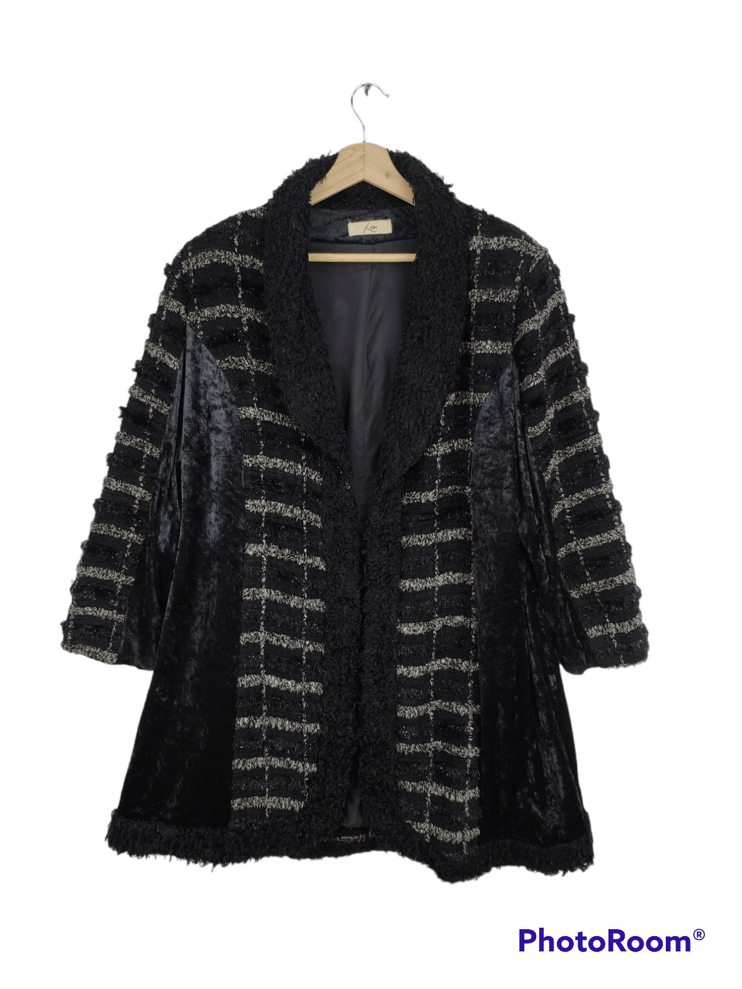 Japanese Brand × Vintage OFFER💥 Vintage Wool Cardigan Dress Gown Inspired Chanel Size M / US 6-8 / IT 42-44 - 1 Thumbnail
