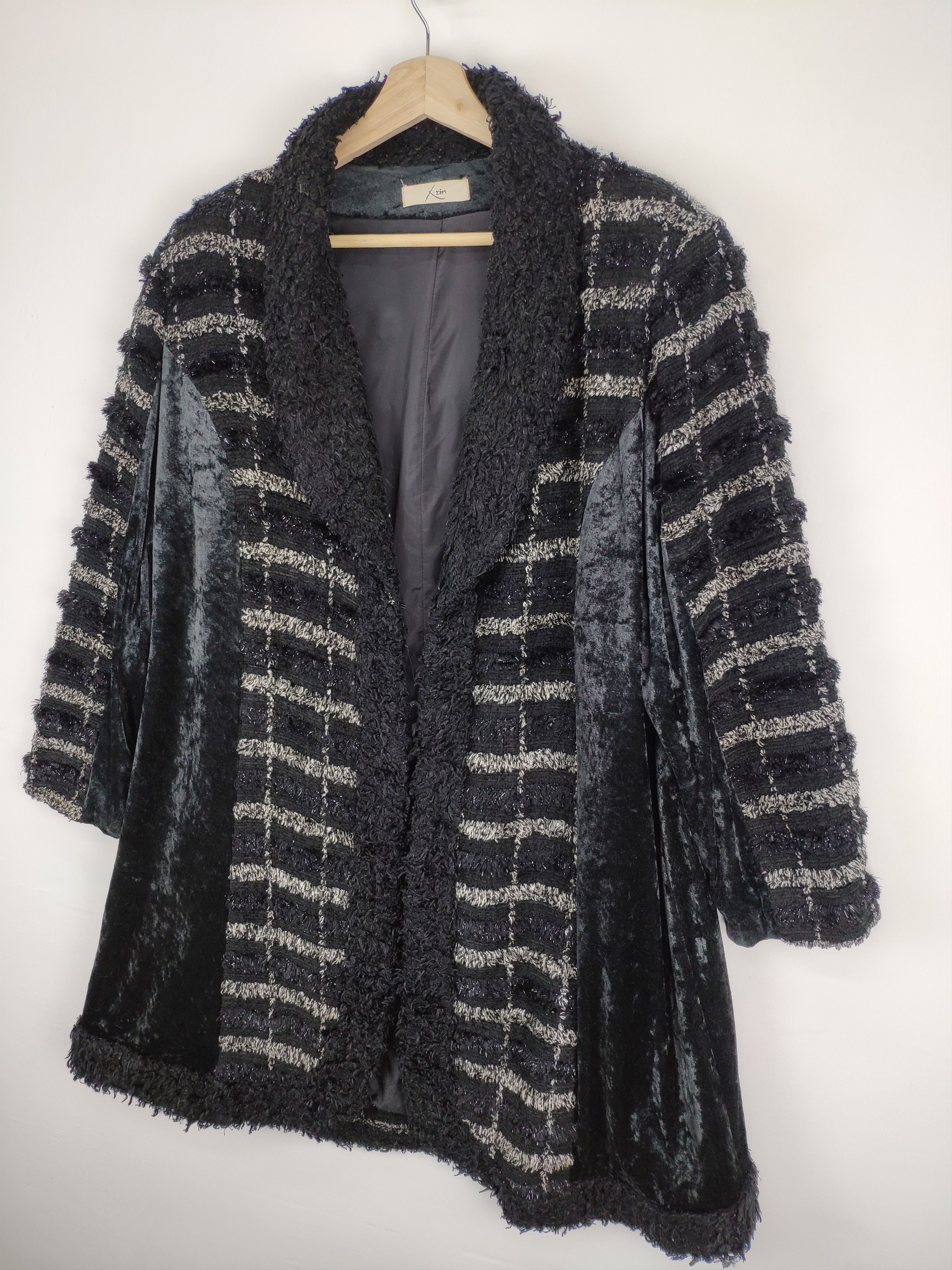Japanese Brand × Vintage OFFER💥 Vintage Wool Cardigan Dress Gown Inspired Chanel Size M / US 6-8 / IT 42-44 - 2 Thumbnail