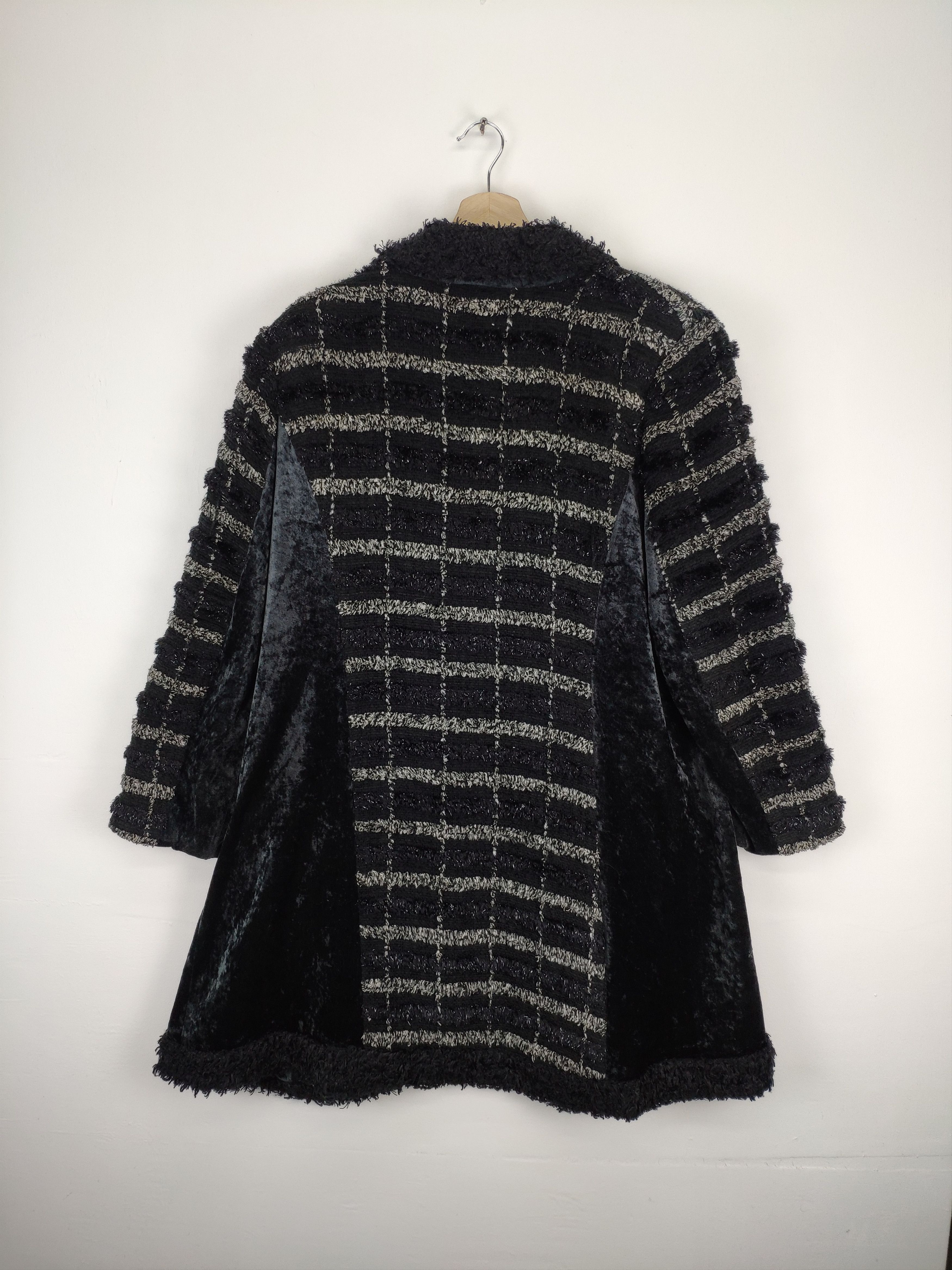 Japanese Brand × Vintage OFFER💥 Vintage Wool Cardigan Dress Gown Inspired Chanel Size M / US 6-8 / IT 42-44 - 14 Thumbnail