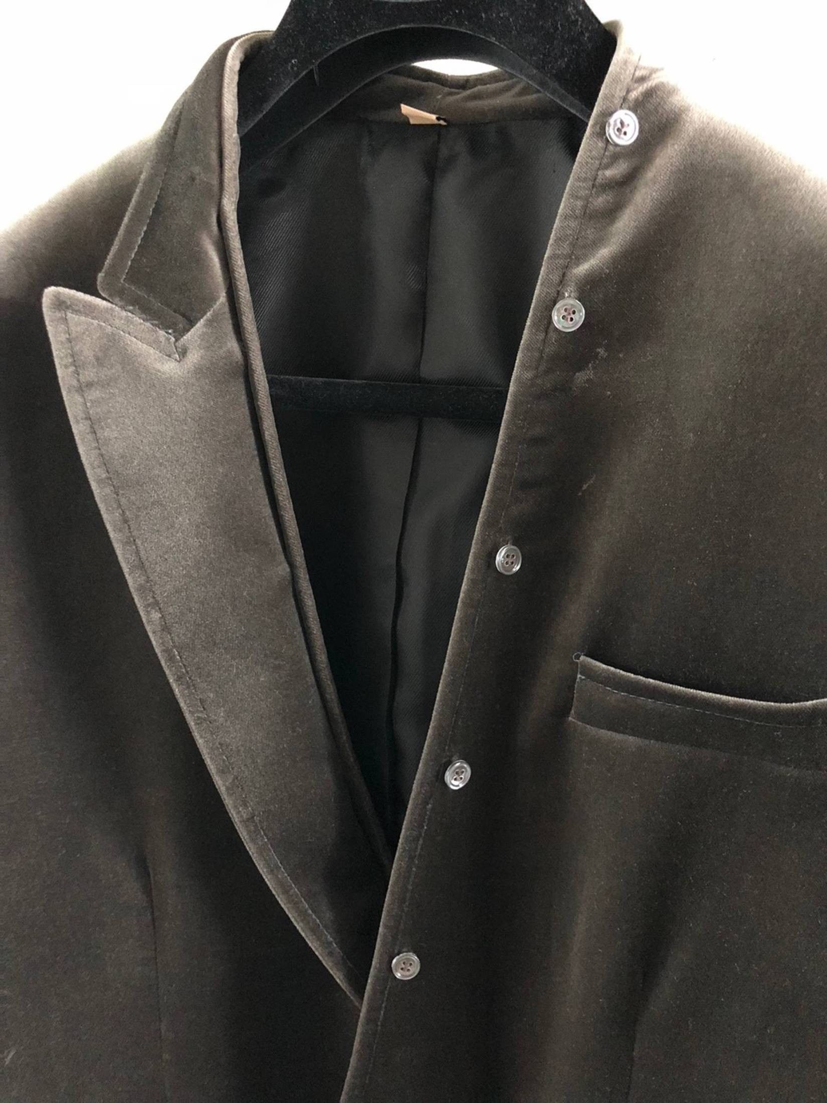 John Galliano NEW** Bronze/brown detached collar Blazer Size 52S - 3 Thumbnail