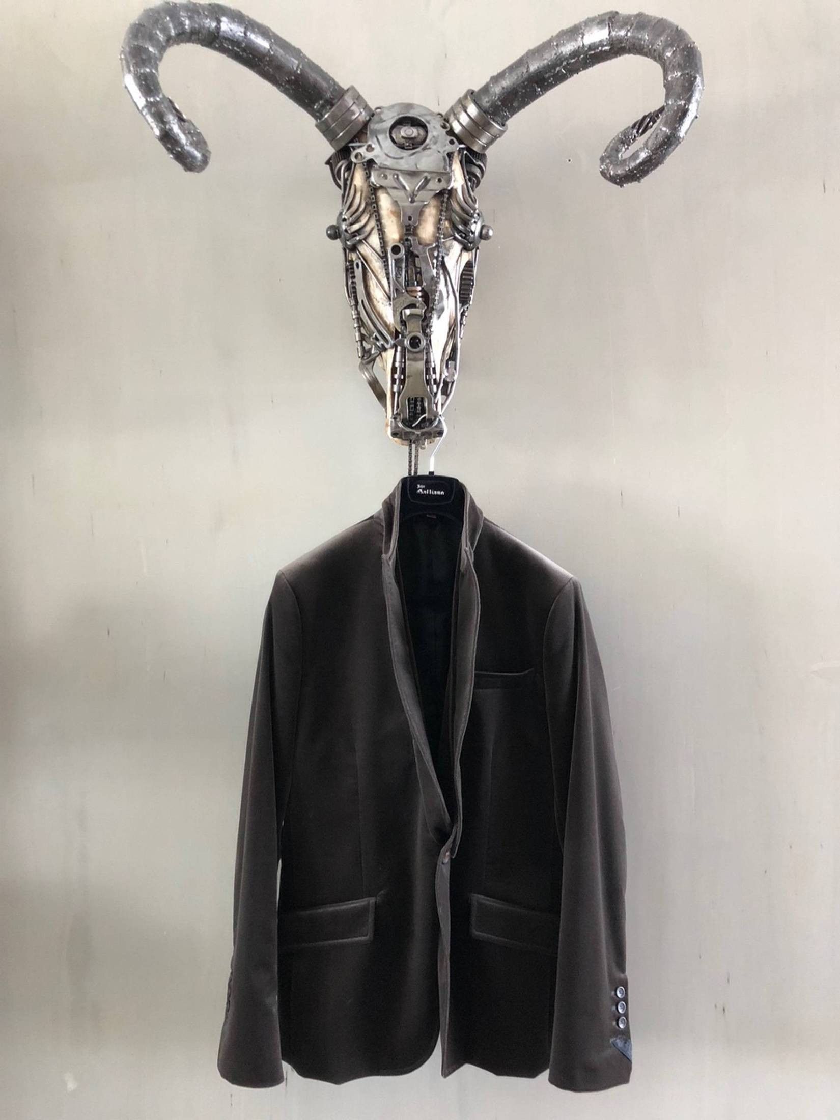 John Galliano NEW** Bronze/brown detached collar Blazer Size 52S - 2 Thumbnail