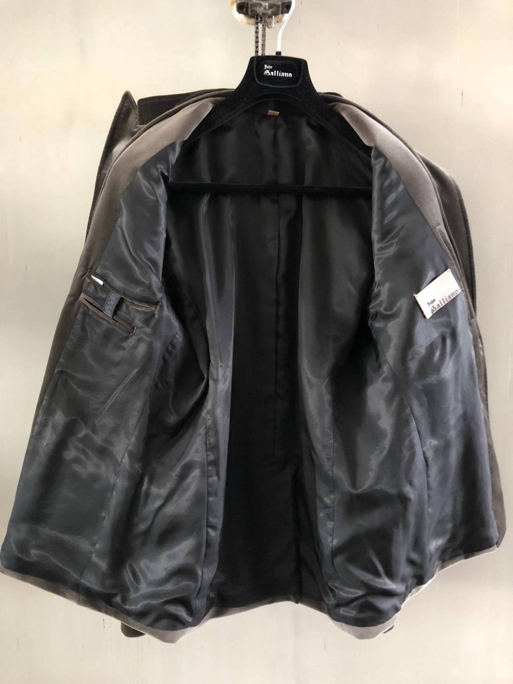 John Galliano NEW** Bronze/brown detached collar Blazer Size 52S - 5 Thumbnail
