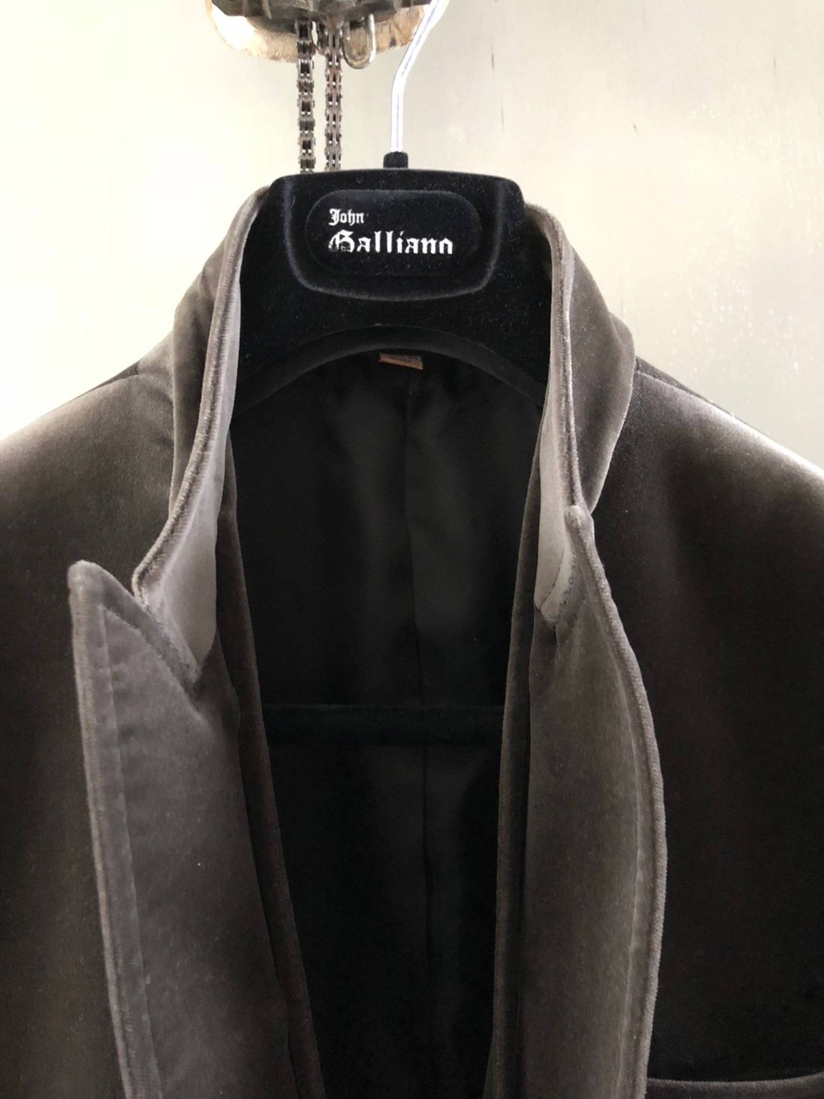John Galliano NEW** Bronze/brown detached collar Blazer Size 52S - 1 Thumbnail