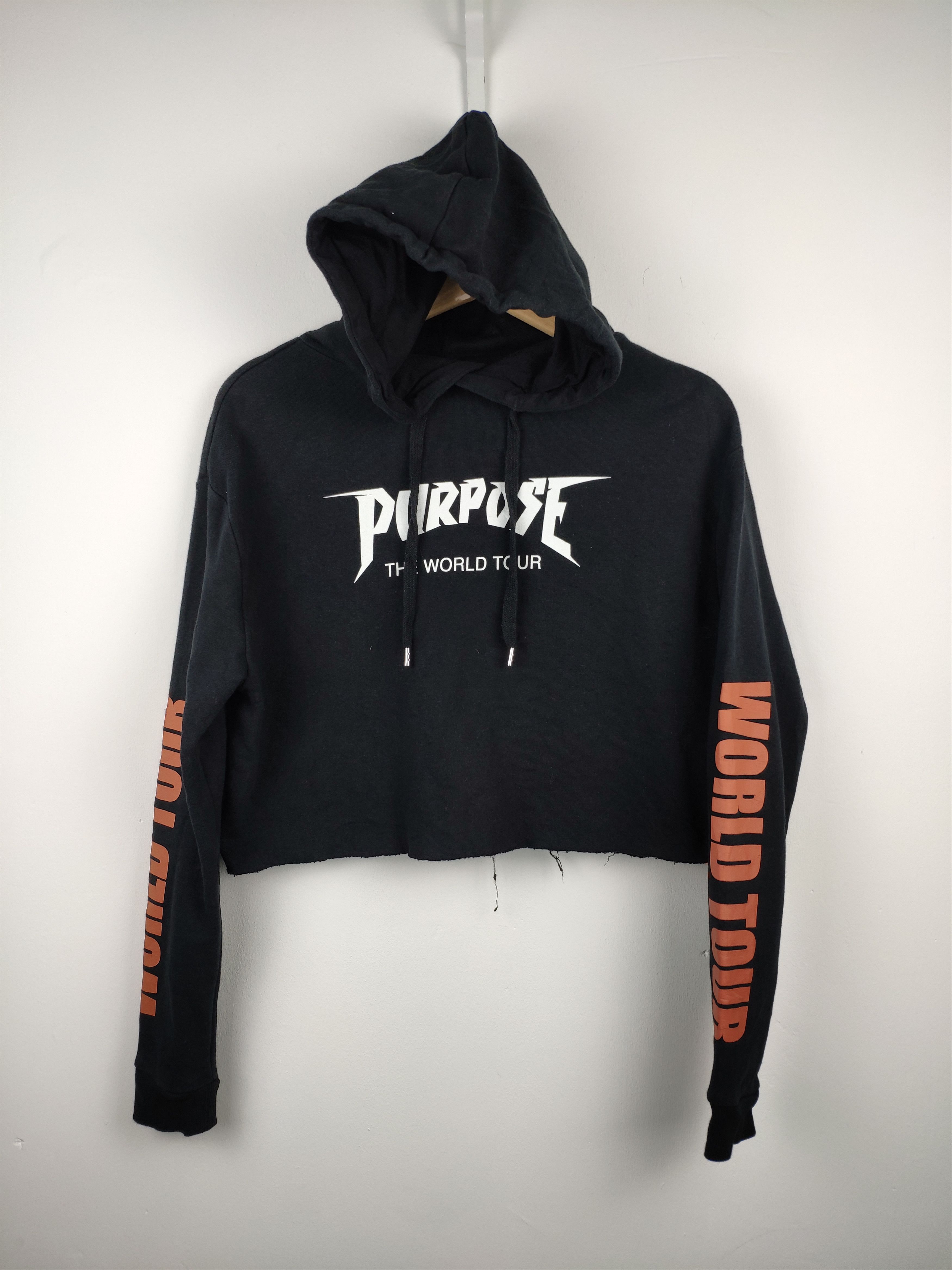 Divided × H&M × Justin Bieber Justin Bieber Purpose World Tour Hoodie Cropped Size S / US 4 / IT 40 - 1 Thumbnail