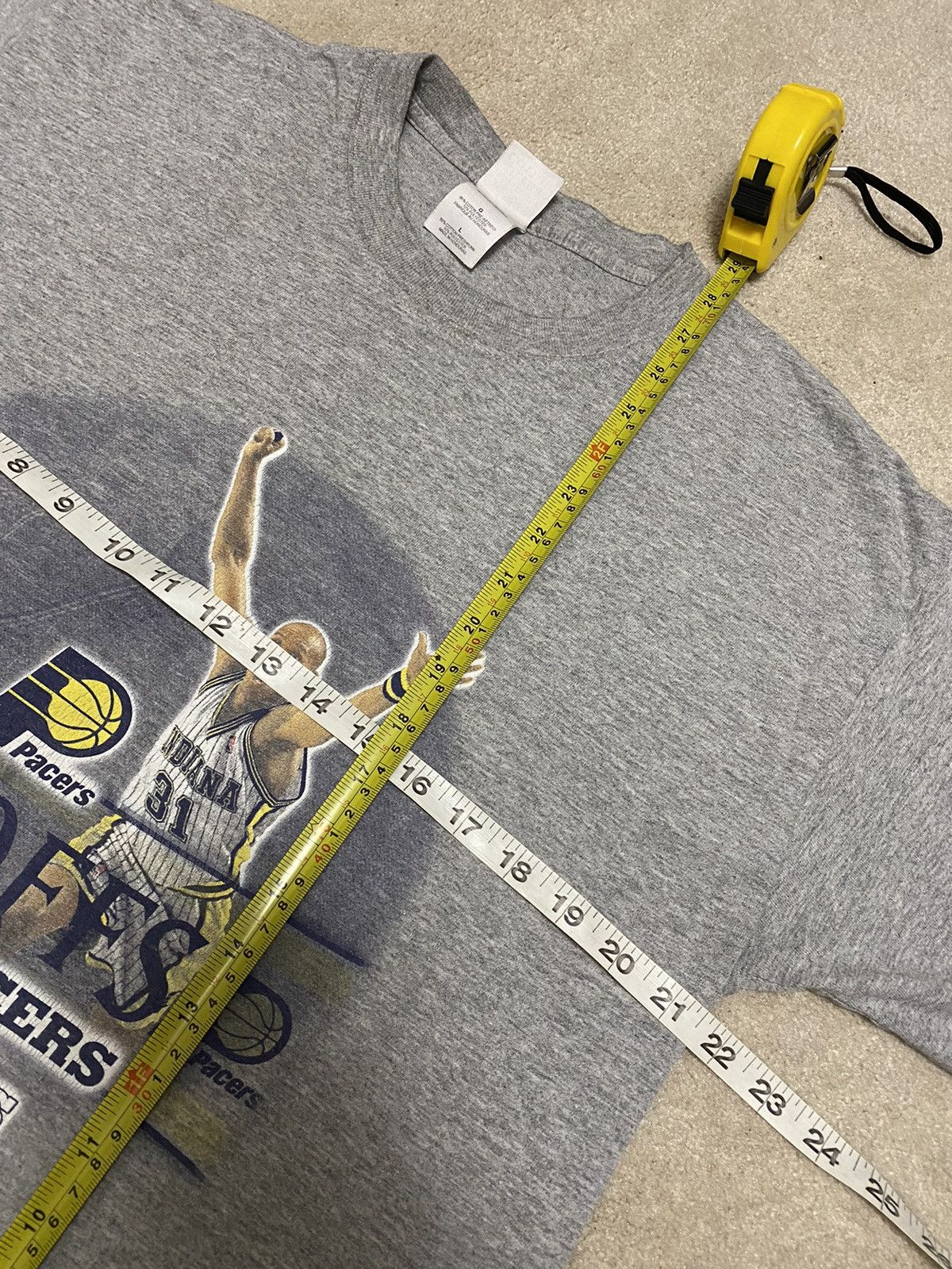 NBA Vintage Y2K Reggie Miller Indiana Pacers NBA 2005 Playoffs Size US L / EU 52-54 / 3 - 4 Thumbnail