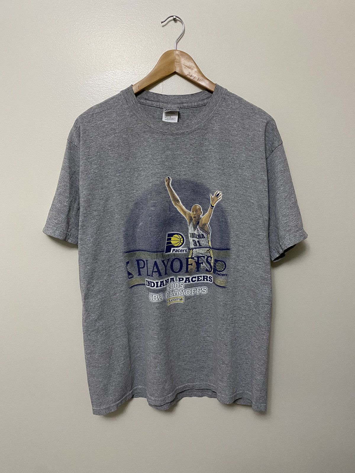 NBA × Vintage Vintage Indiana Pacers Reggie Miller 2005 nba playoffs Size US L / EU 52-54 / 3 - 1 Thumbnail