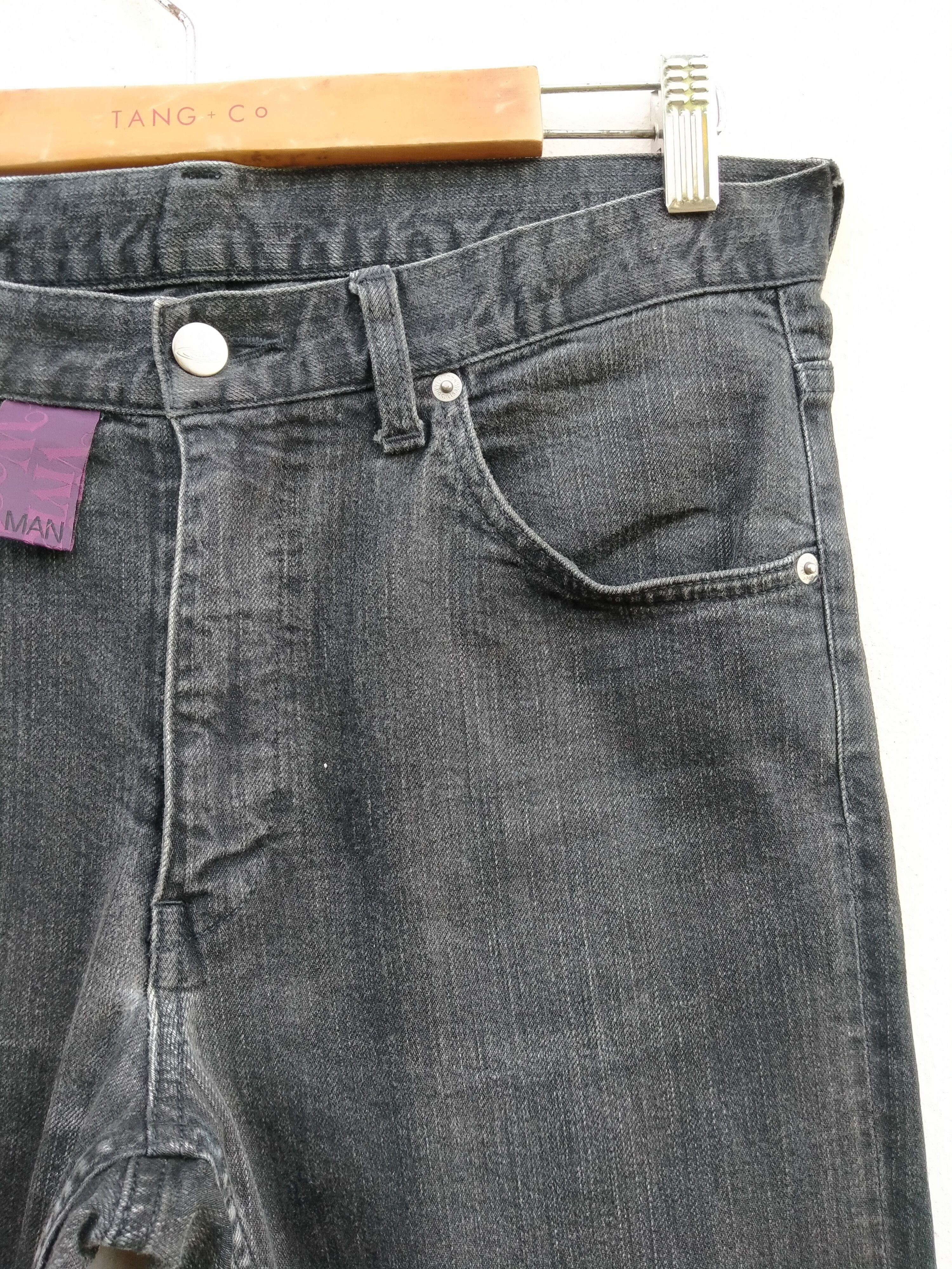Vivienne Westwood Vtg Vivienne Westwood Man Black Distressed Denim Jeans Size US 31 - 8 Thumbnail