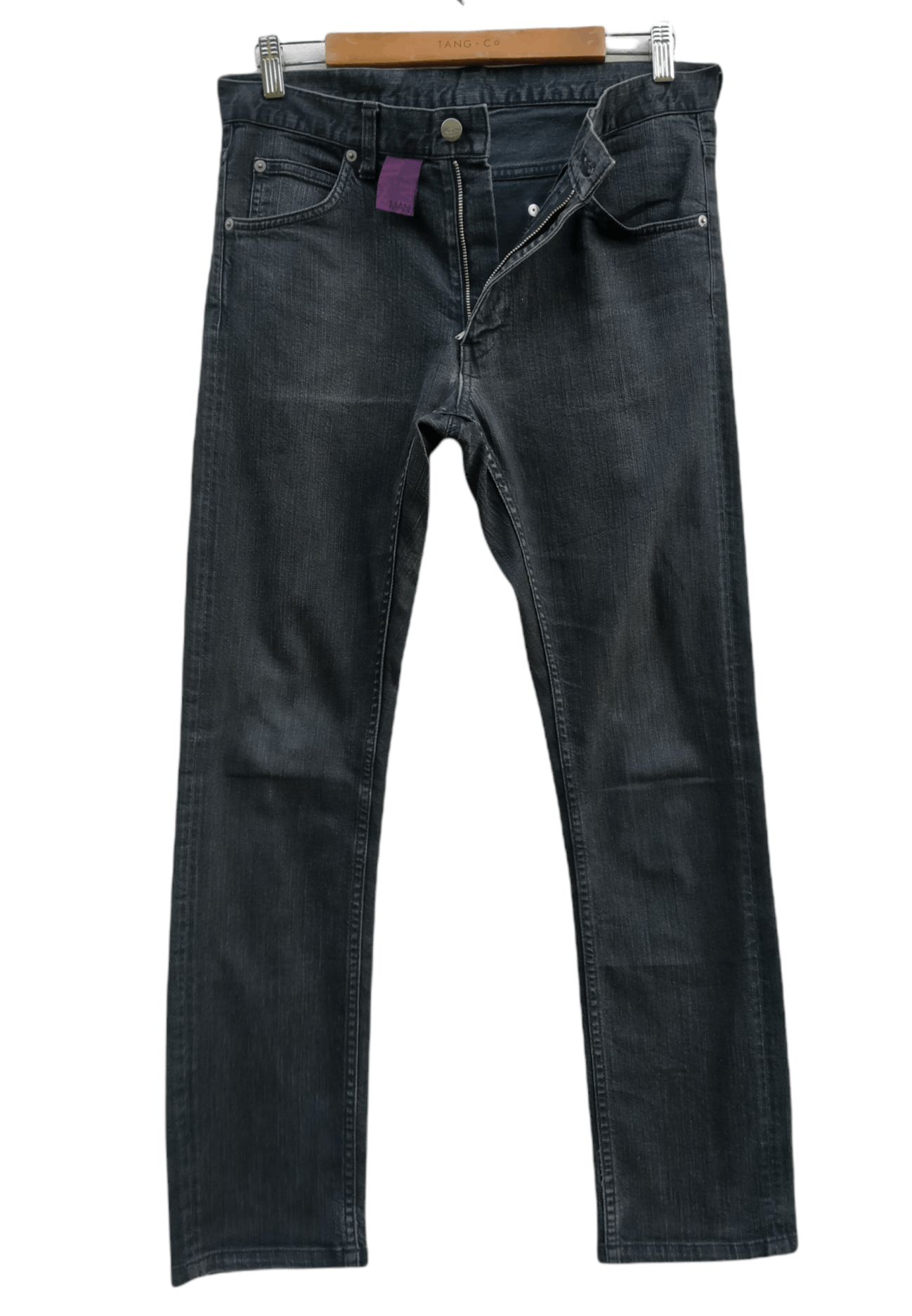 Vivienne Westwood Vtg Vivienne Westwood Man Black Distressed Denim Jeans Size US 31 - 2 Thumbnail