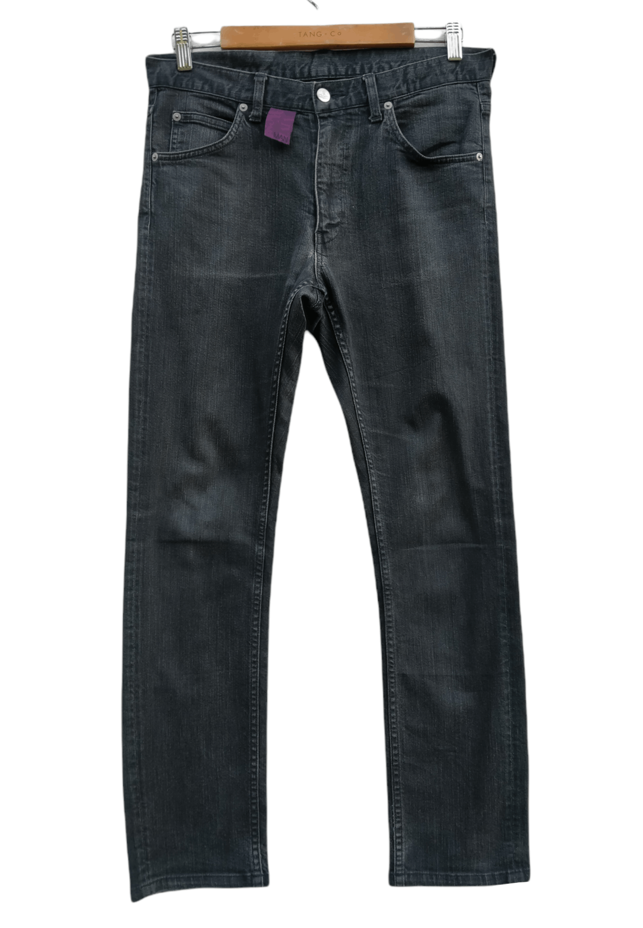 Vivienne Westwood Vtg Vivienne Westwood Man Black Distressed Denim Jeans Size US 31 - 1 Thumbnail