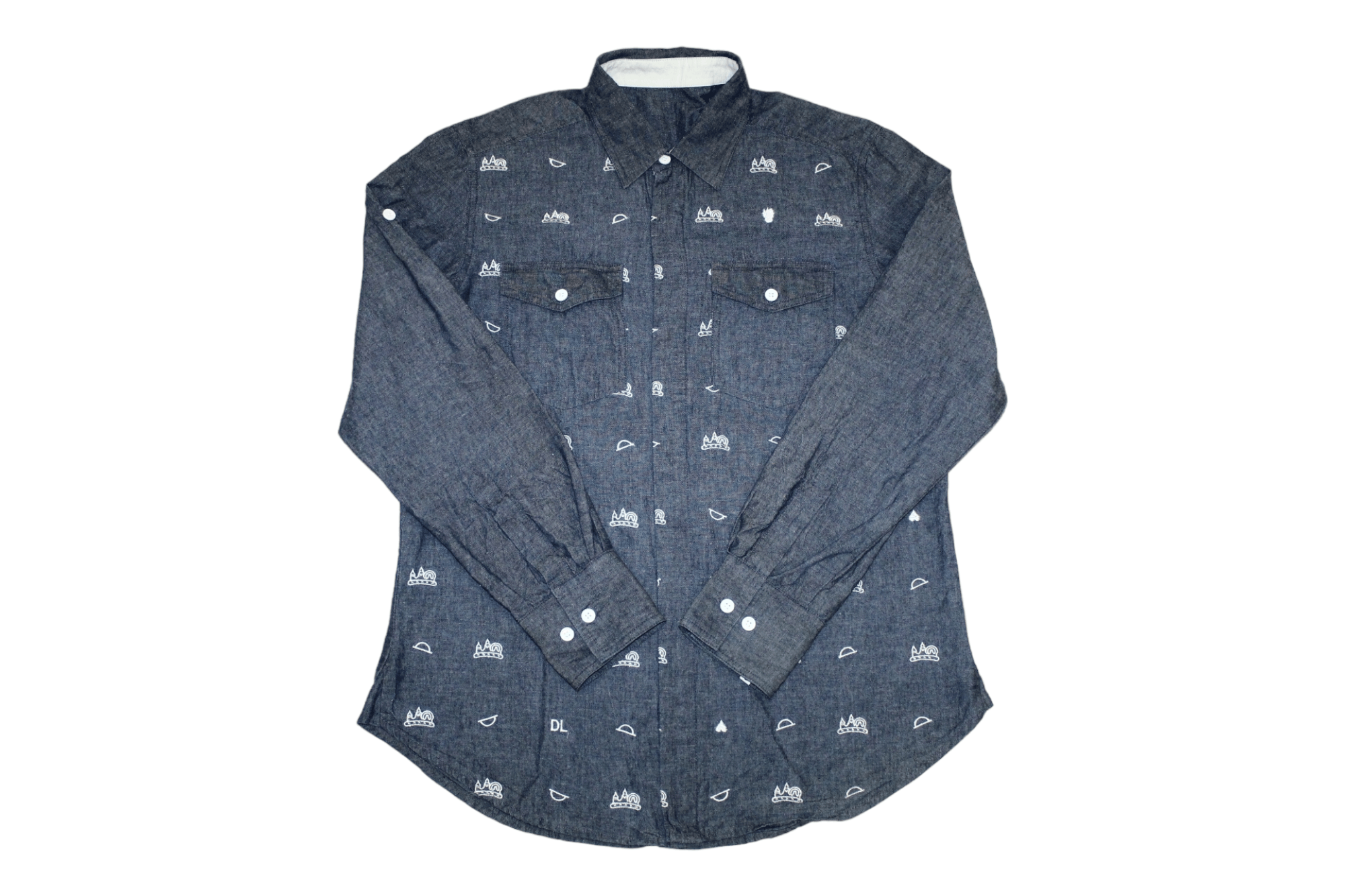 Maharishi MHI x Disturbing London Garment Dyed Denim Casual Shirt Size US M / EU 48-50 / 2 - 1 Preview