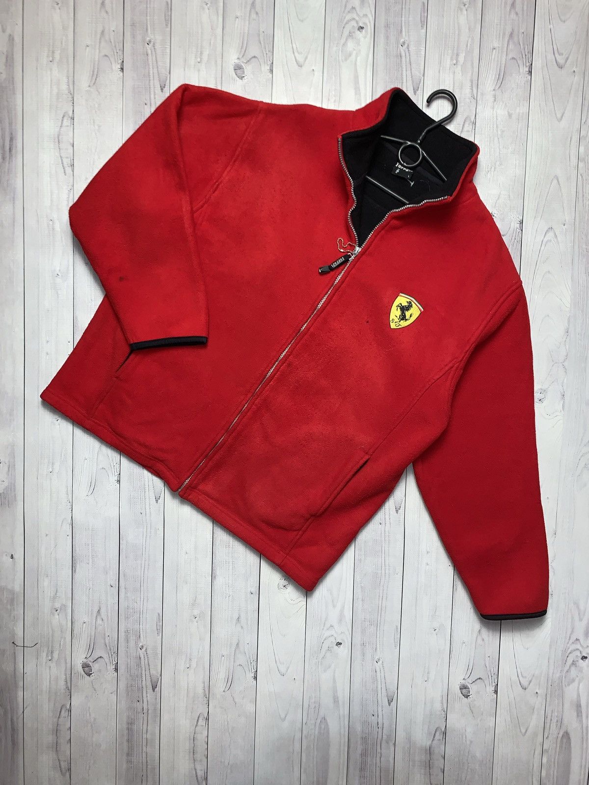 Ferrari × Vintage Vintage Ferrari fleece jacket size L logo Size US L / EU 52-54 / 3 - 1 Thumbnail