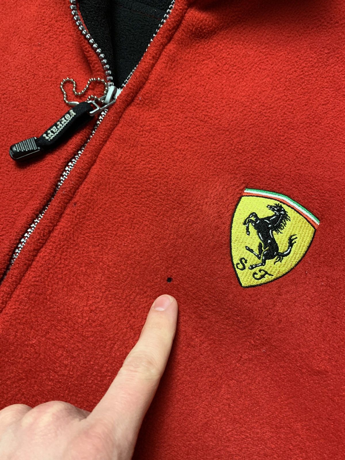 Ferrari × Vintage Vintage Ferrari fleece jacket size L logo Size US L / EU 52-54 / 3 - 4 Thumbnail