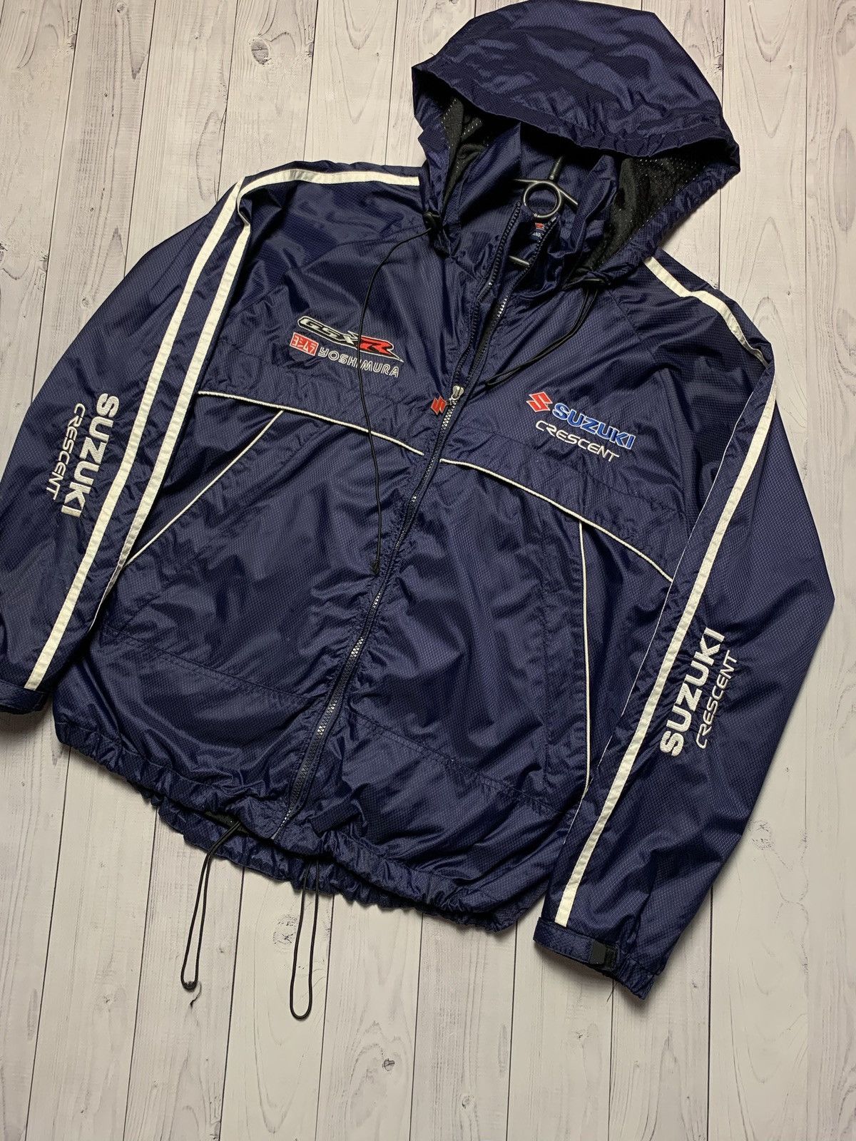 Vintage Vintage Suzuki Moto light jacket size M logo Size US M / EU 48-50 / 2 - 2 Thumbnail