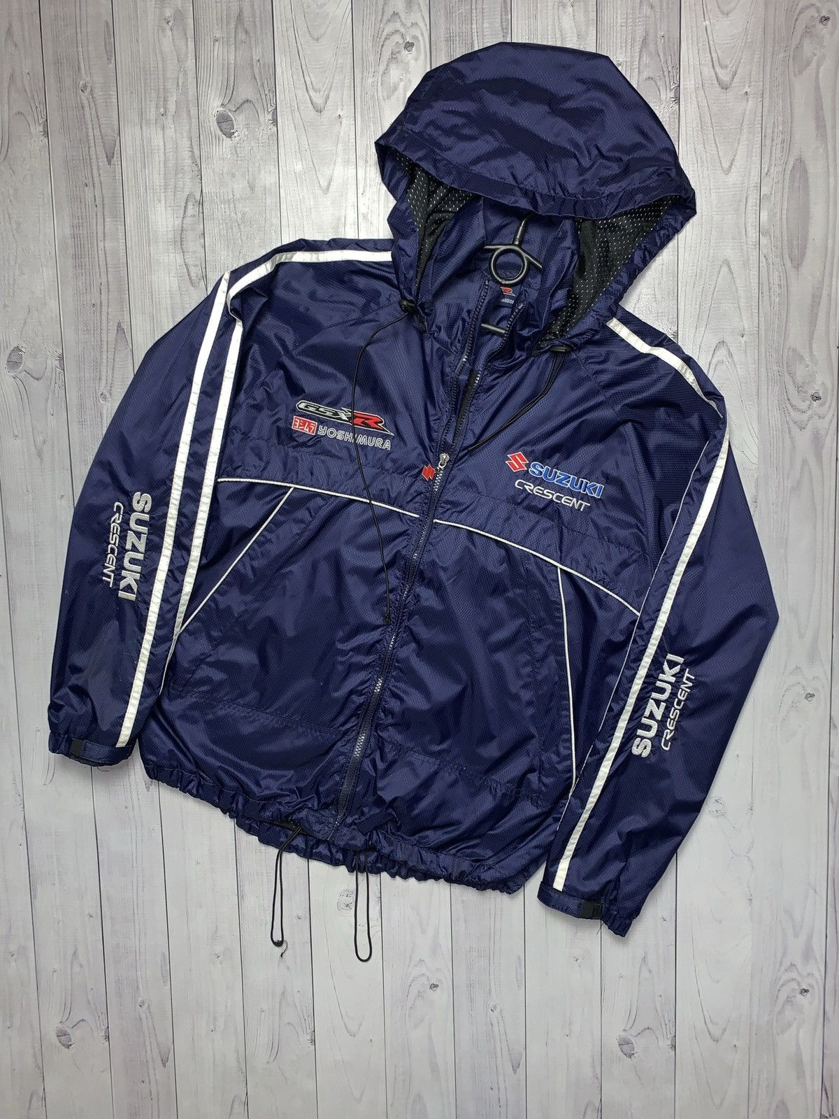 Vintage Vintage Suzuki Moto light jacket size M logo Size US M / EU 48-50 / 2 - 1 Thumbnail