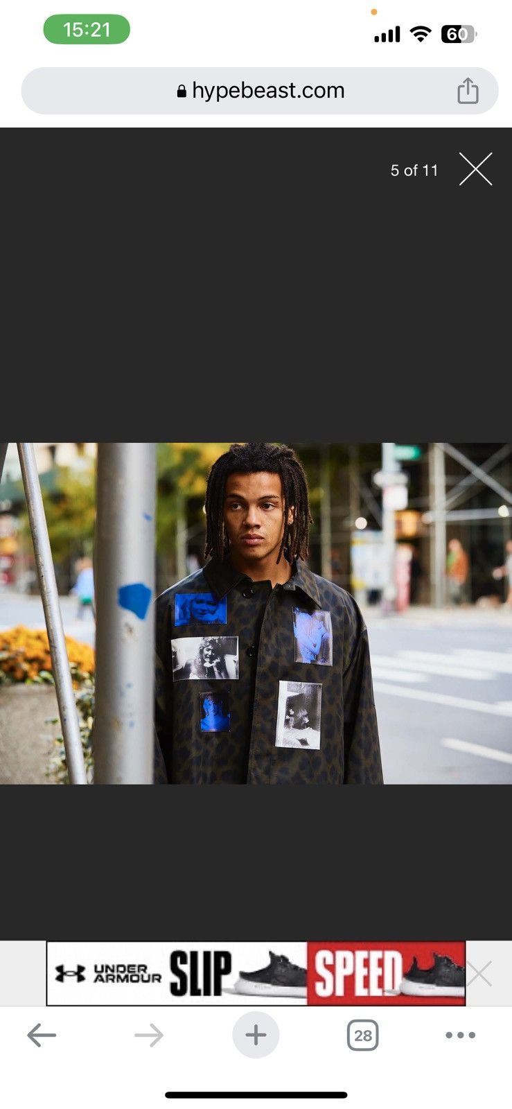 Raf Simons Animalier Coat