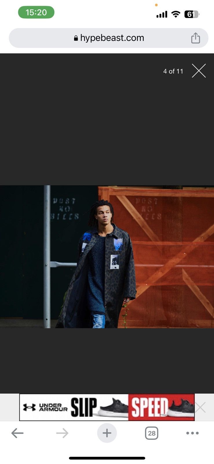Raf Simons Animalier Coat