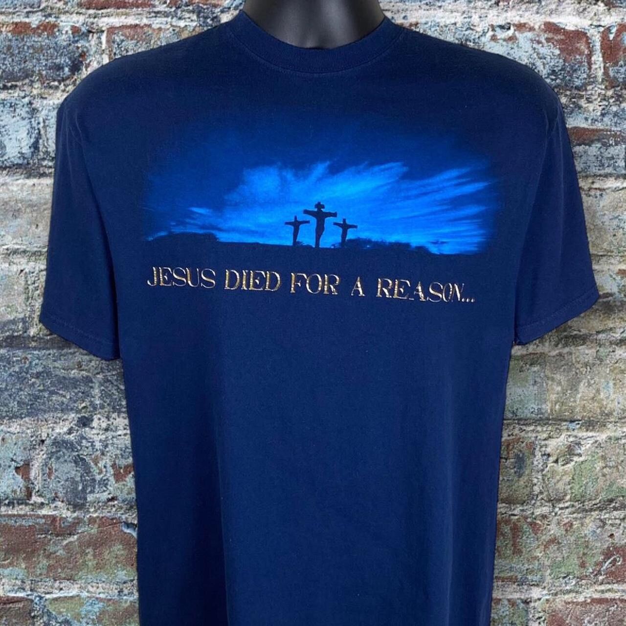 Hanes Vintage 00s Hanes Jesus God Religion Essential Tee Tshirt