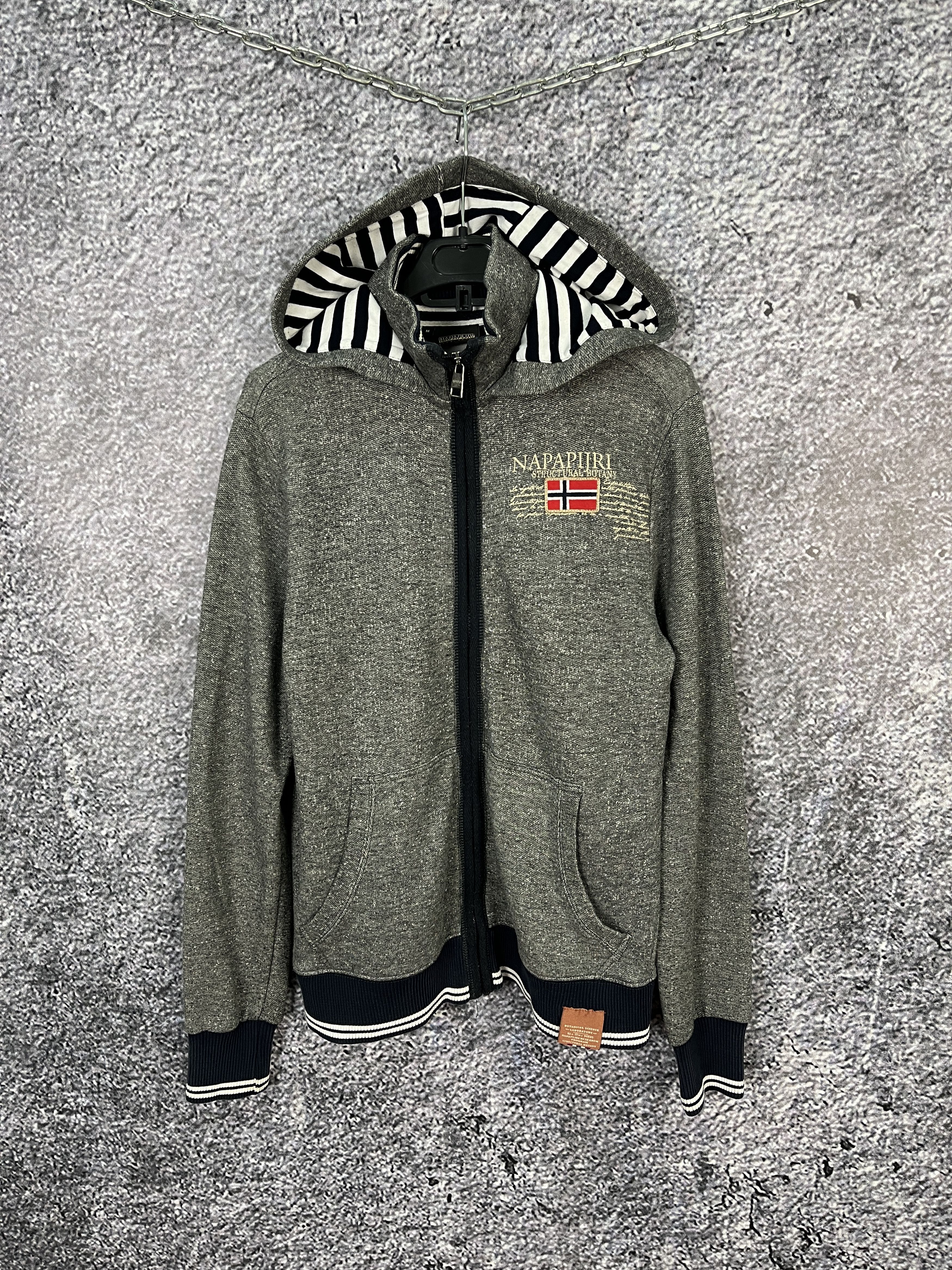 Napapijri Men’s Napapijri Full Zip Hoodie Outdoor Trekking Size M Size US M / EU 48-50 / 2 - 2 Thumbnail
