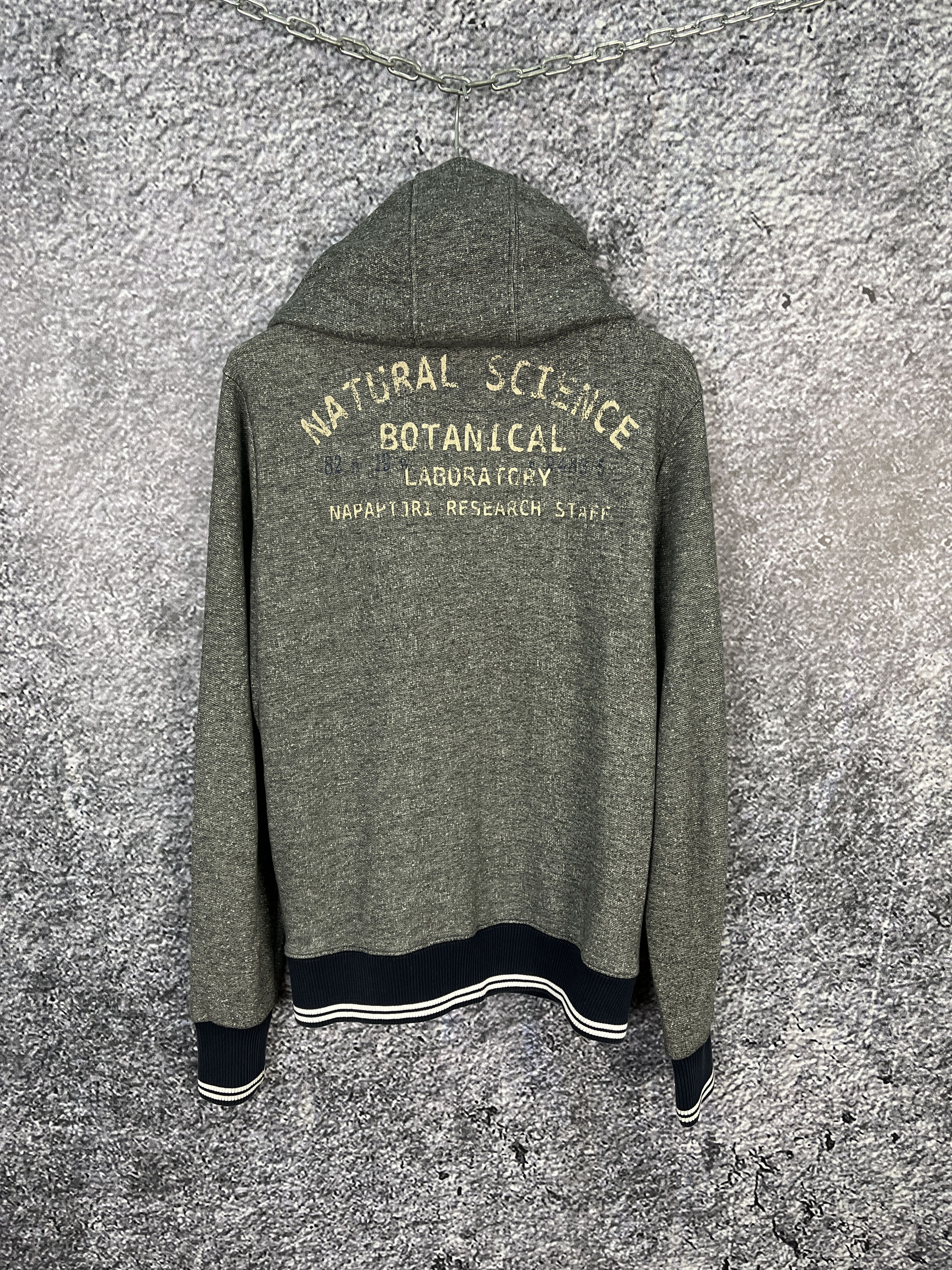 Napapijri Men’s Napapijri Full Zip Hoodie Outdoor Trekking Size M Size US M / EU 48-50 / 2 - 9 Thumbnail
