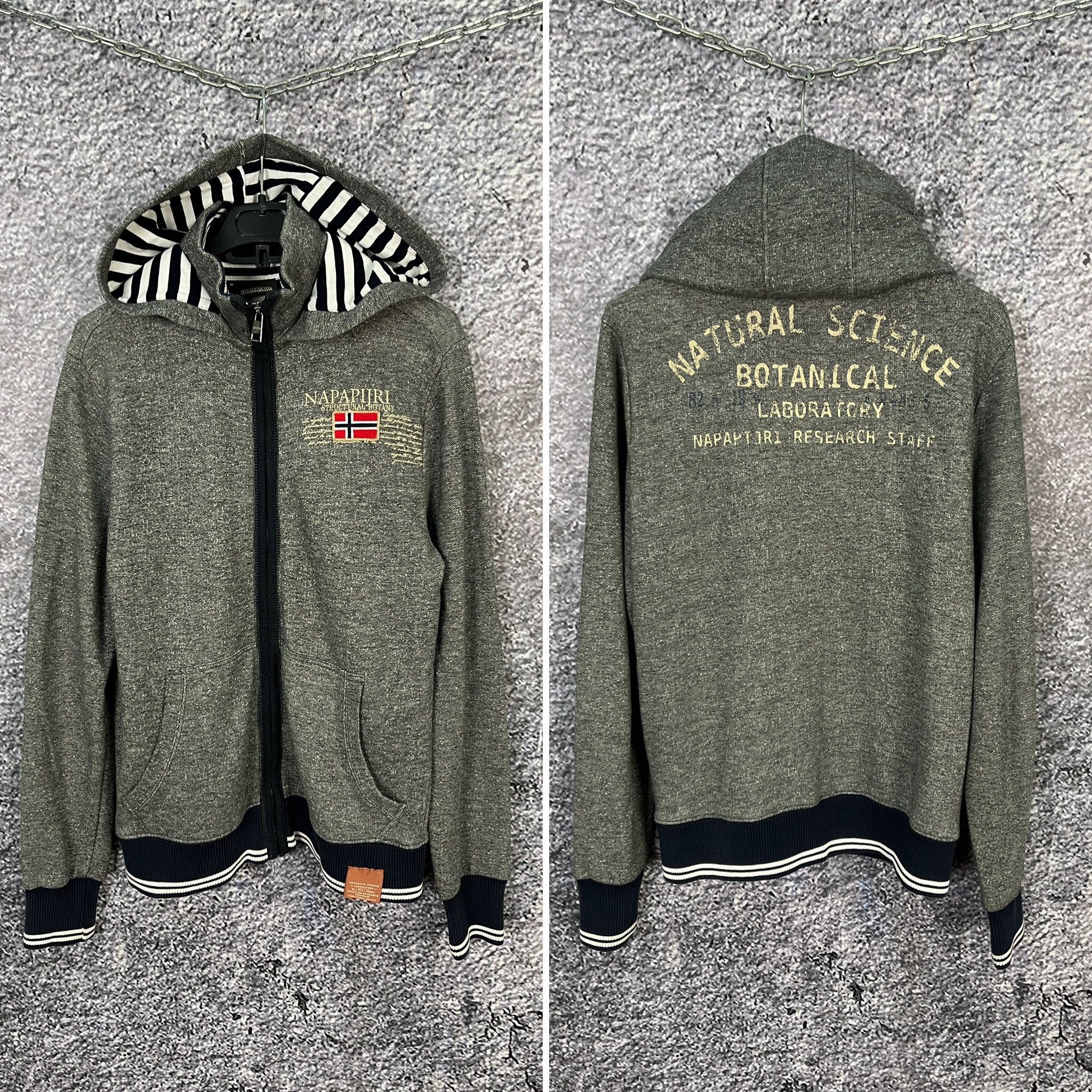 Napapijri Men’s Napapijri Full Zip Hoodie Outdoor Trekking Size M Size US M / EU 48-50 / 2 - 1 Thumbnail