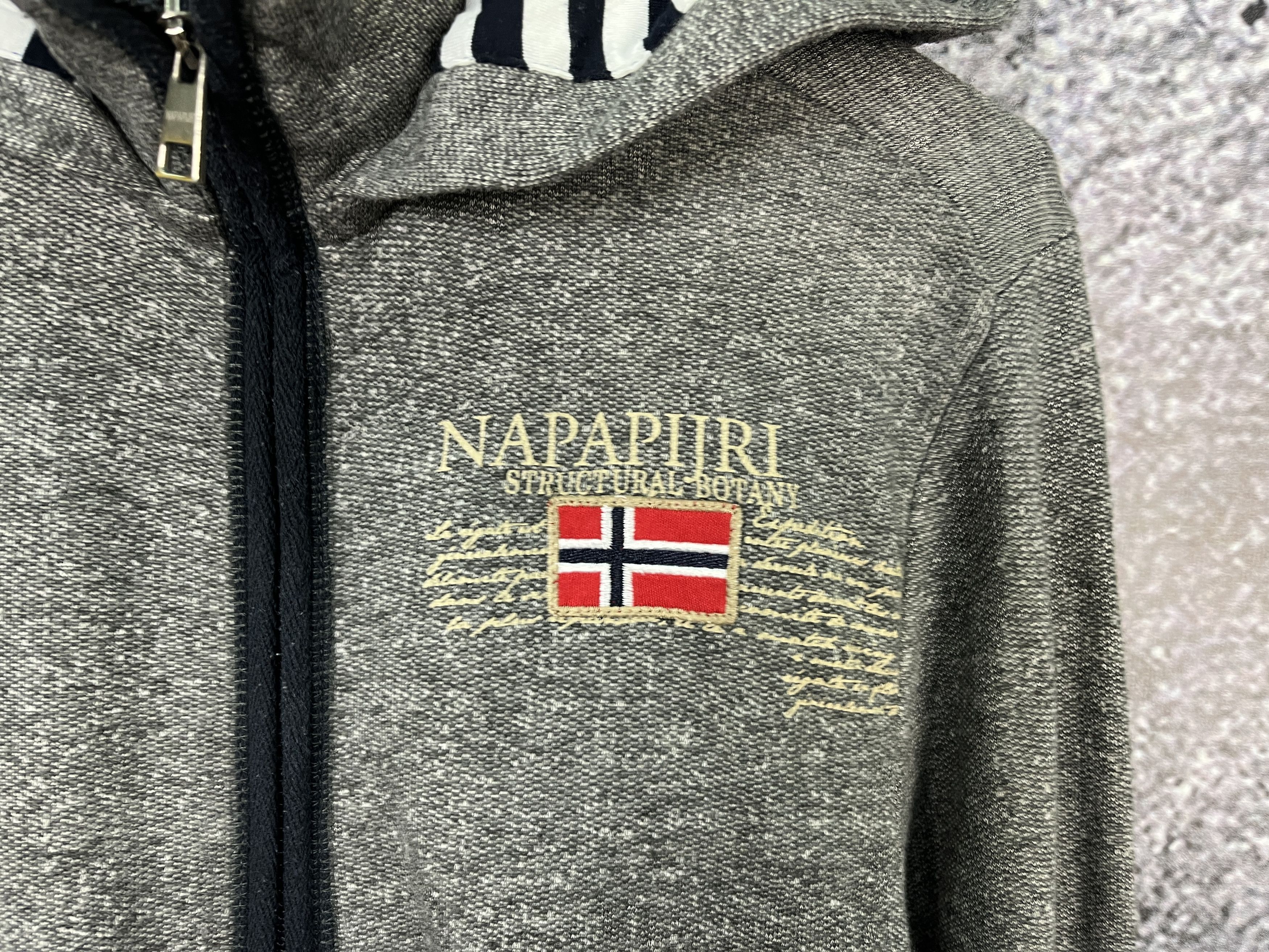 Napapijri Men’s Napapijri Full Zip Hoodie Outdoor Trekking Size M Size US M / EU 48-50 / 2 - 6 Thumbnail