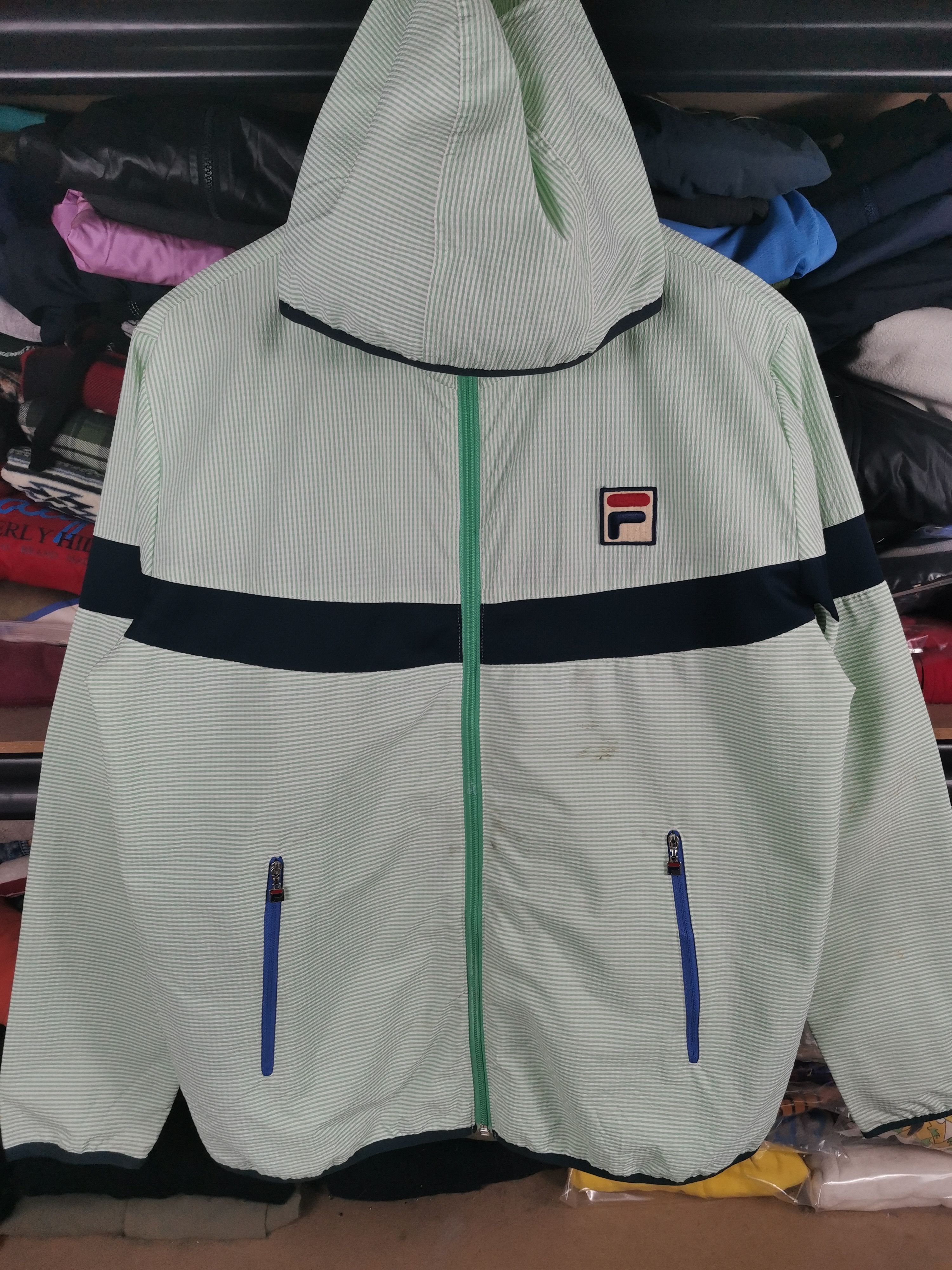 Fila × Vintage Vintage Fila Zipper Hoodie Jacket Size US M / EU 48-50 / 2 - 1 Thumbnail