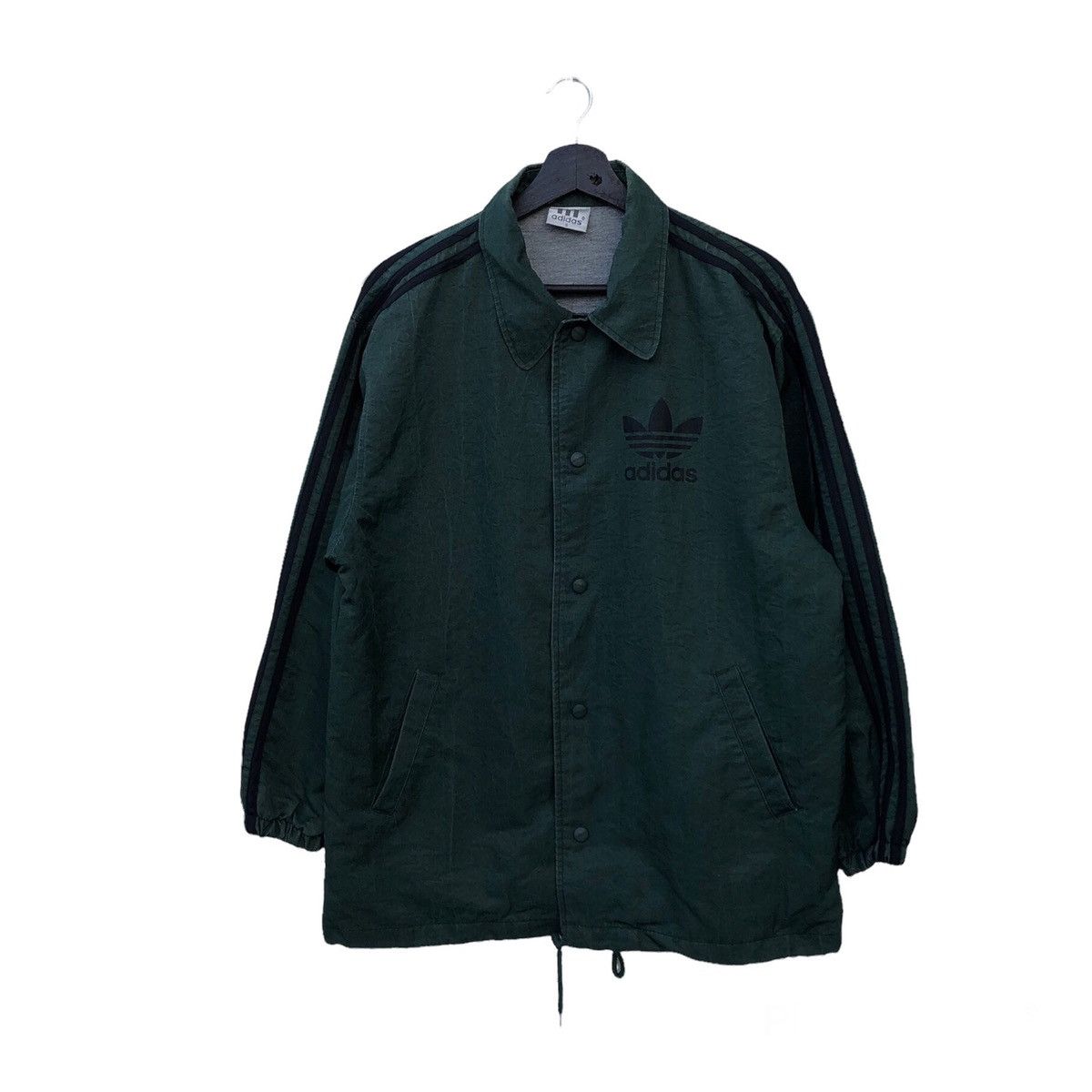 Adidas VINTAGE ADIDAS BIG LOGO LIGHT JACKET RARE COLOUR Size US S / EU 44-46 / 1 - 1 Thumbnail