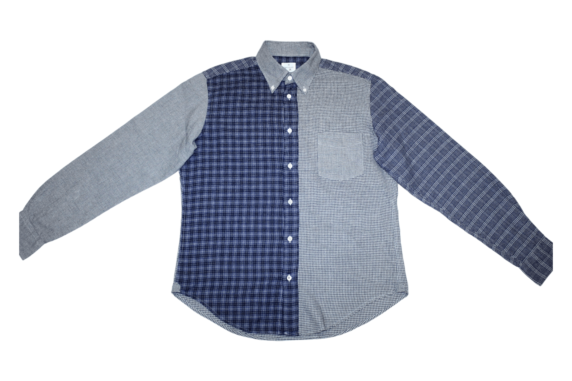 Hartford Vtg Hartford Button Down Panel Checkered Flannel Shirt Size US M / EU 48-50 / 2 - 2 Thumbnail