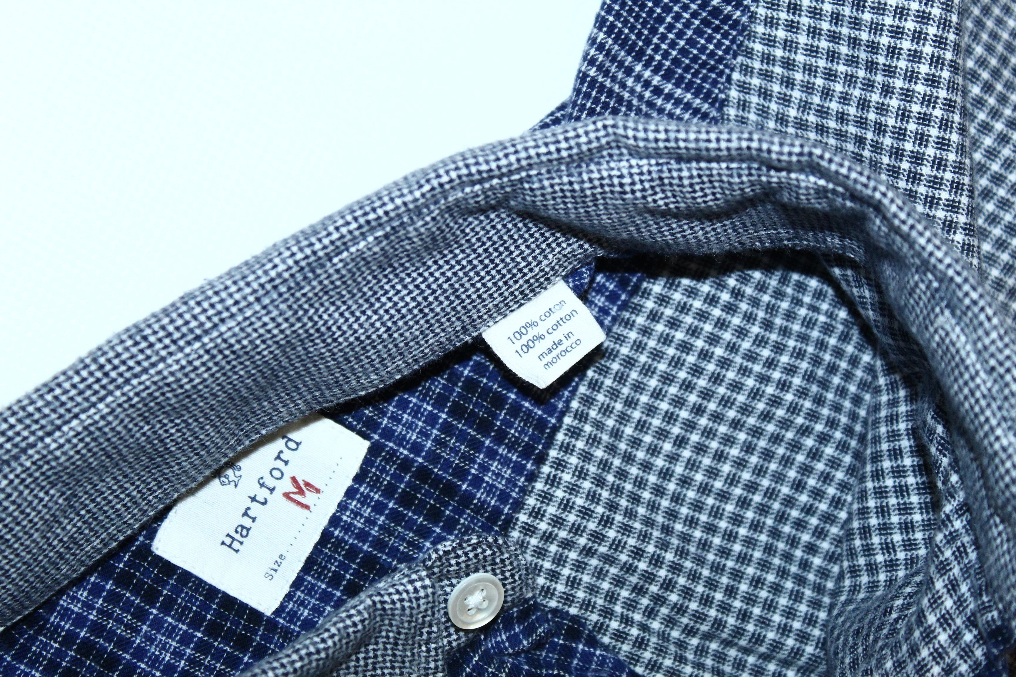 Hartford Vtg Hartford Button Down Panel Checkered Flannel Shirt Size US M / EU 48-50 / 2 - 7 Thumbnail