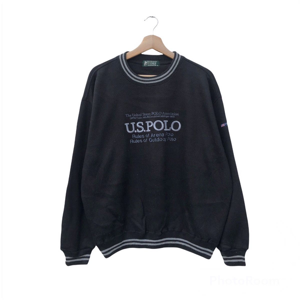 Japanese Brand VINTAGE US POLO ASSOCIATION EMBROIDERED BIG LOGO SWEATSHIRT Size US M / EU 48-50 / 2 - 1 Thumbnail