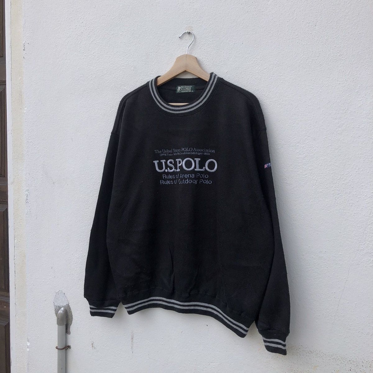 Japanese Brand VINTAGE US POLO ASSOCIATION EMBROIDERED BIG LOGO SWEATSHIRT Size US M / EU 48-50 / 2 - 2 Thumbnail