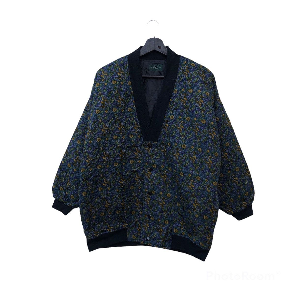 Japanese Brand VINTAGE REGAL JAPAN FLORAL FLOWER FULL PRINT JACKET Size US M / EU 48-50 / 2 - 1 Thumbnail