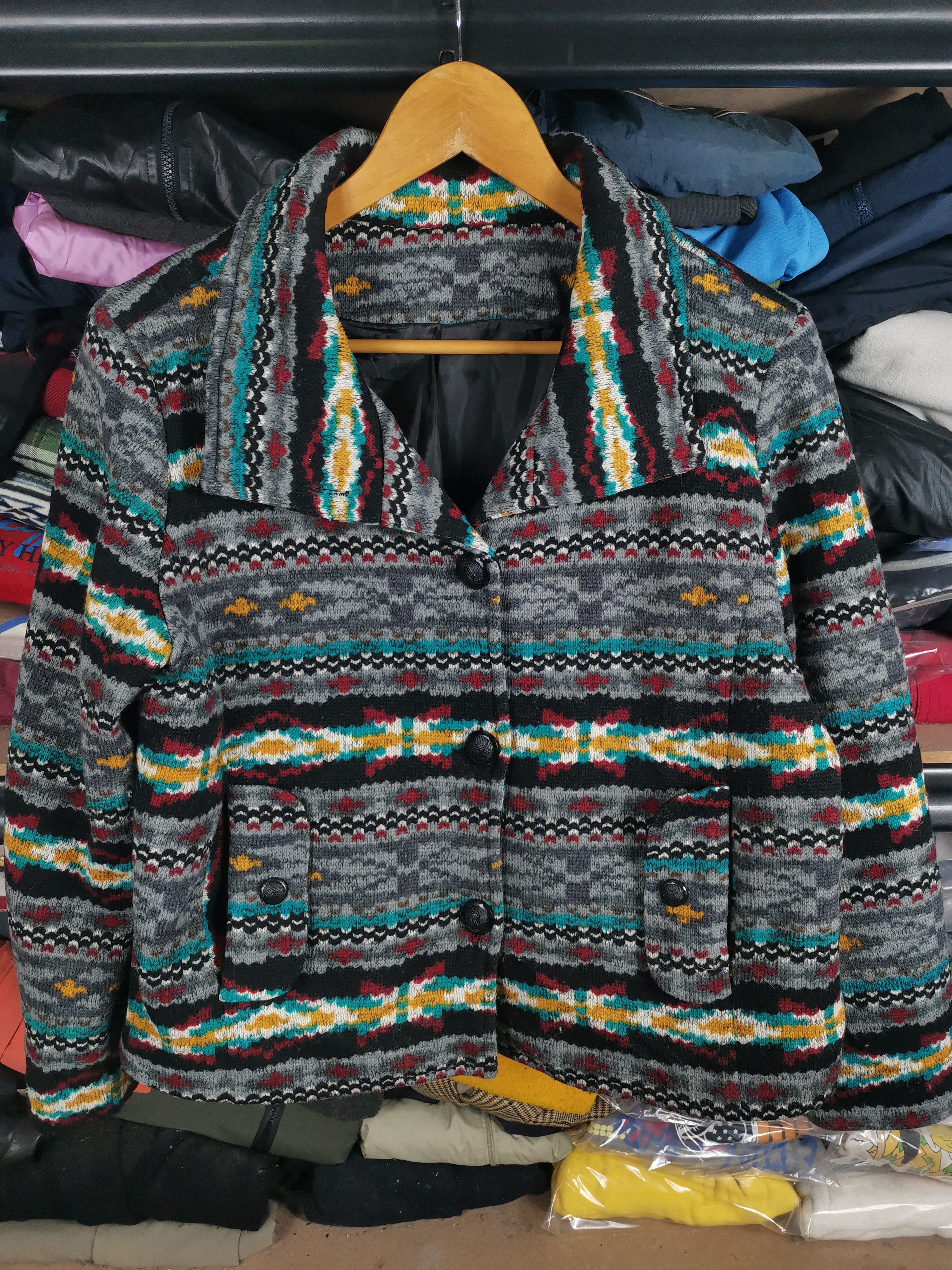 Designer × Japanese Brand × Vintage Vintage Japanese Mimosolip Knit Jacket Size US M / EU 48-50 / 2 - 1 Thumbnail