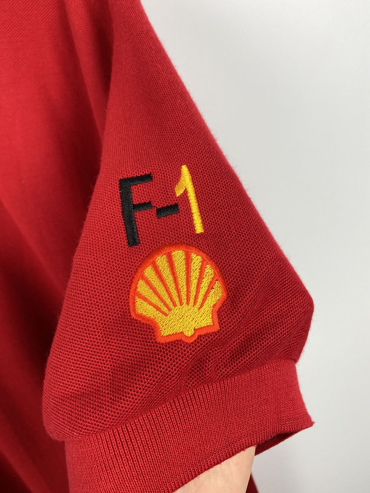 Ferrari Vintage Ferrari F1 Polo T Shirt BMW Mercedes Marlboro Size US L / EU 52-54 / 3 - 3 Thumbnail