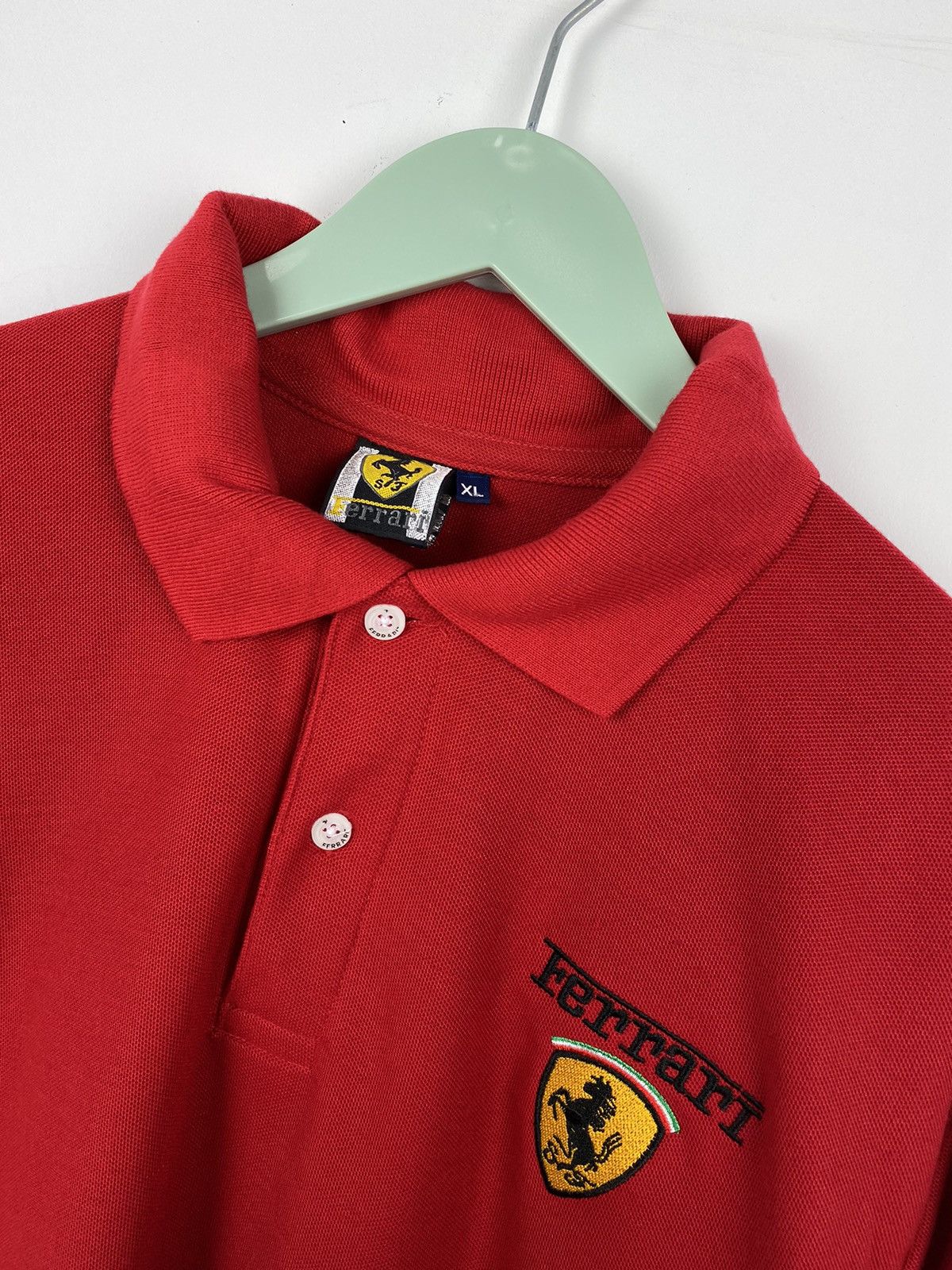 Ferrari Vintage Ferrari F1 Polo T Shirt BMW Mercedes Marlboro Size US L / EU 52-54 / 3 - 6 Thumbnail