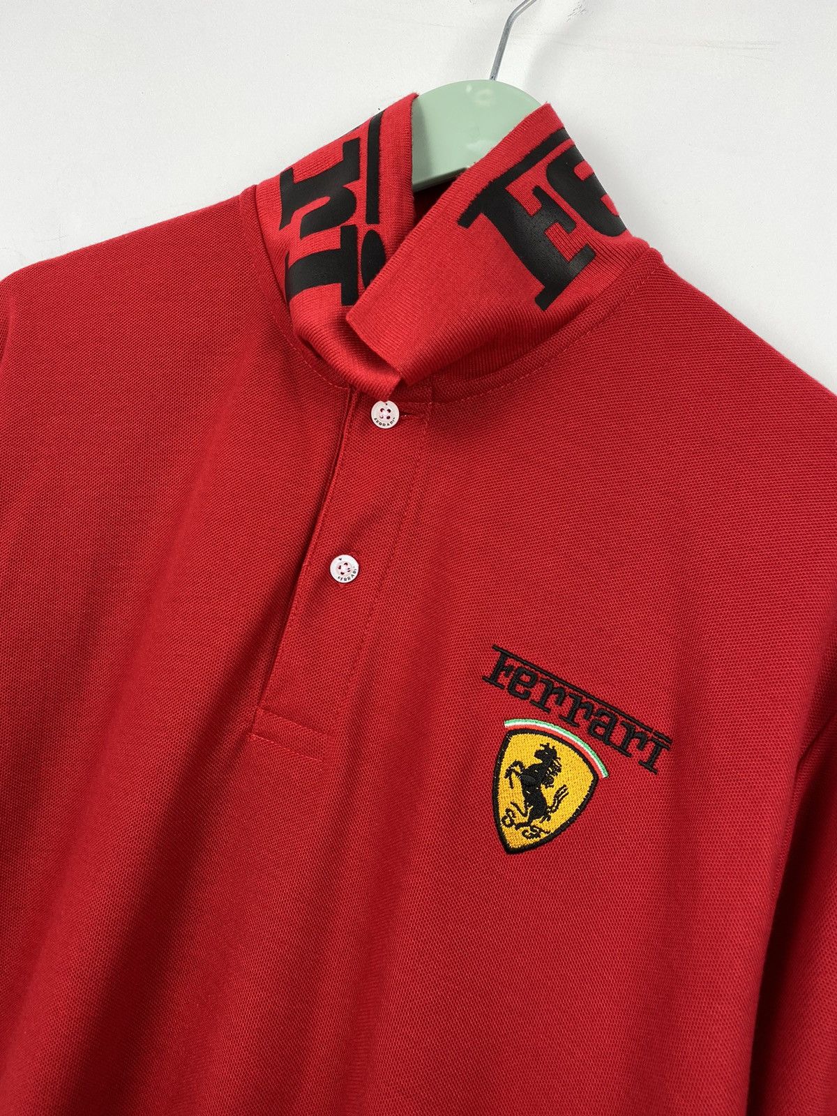 Ferrari Vintage Ferrari F1 Polo T Shirt BMW Mercedes Marlboro Size US L / EU 52-54 / 3 - 5 Thumbnail