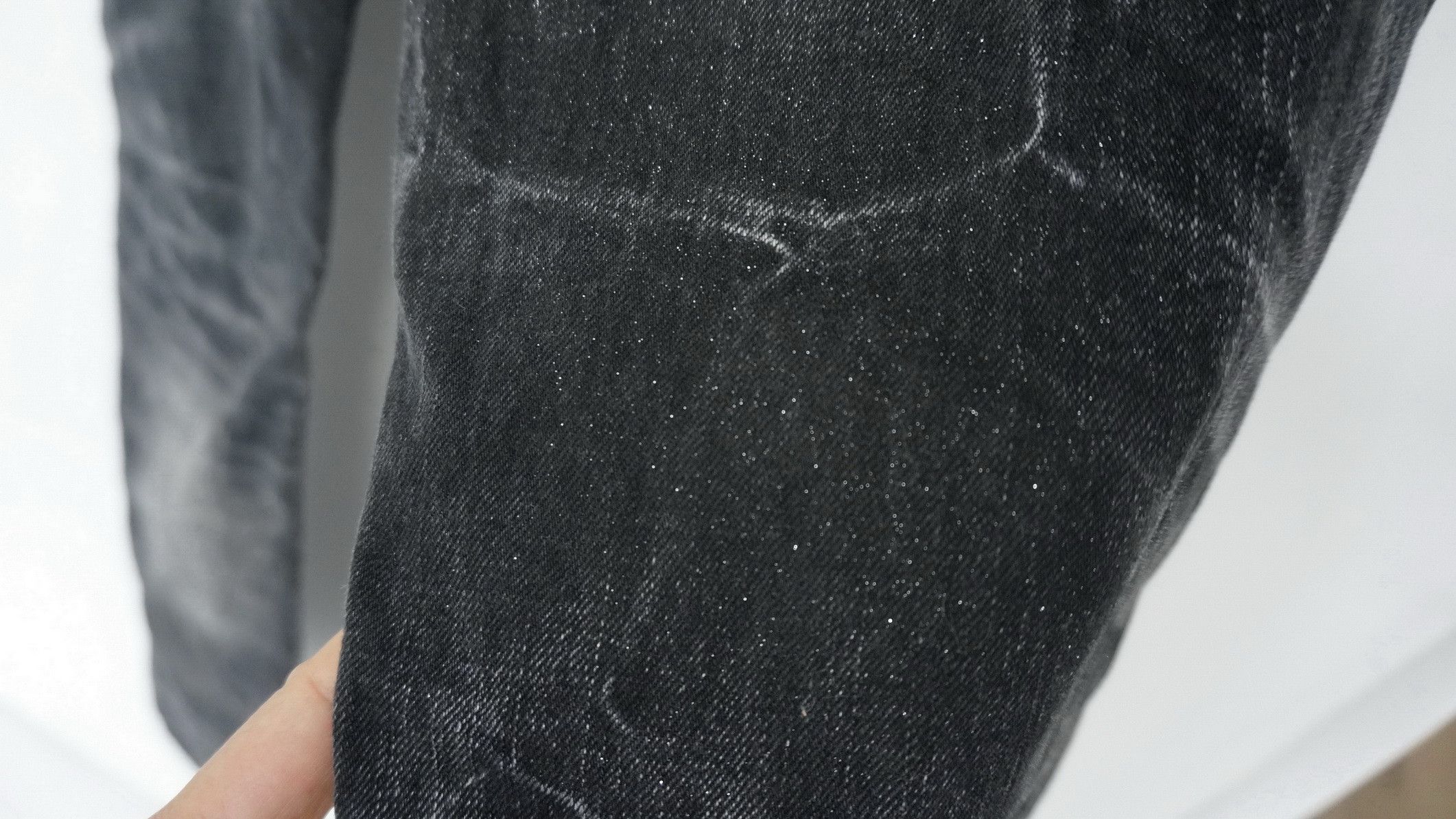 GOSTAR DE FUGA 🎌Vtg GOSTAR DE FUGA Distressed Glitter Tribal Skinny Jeans Size US 31 - 8 Thumbnail