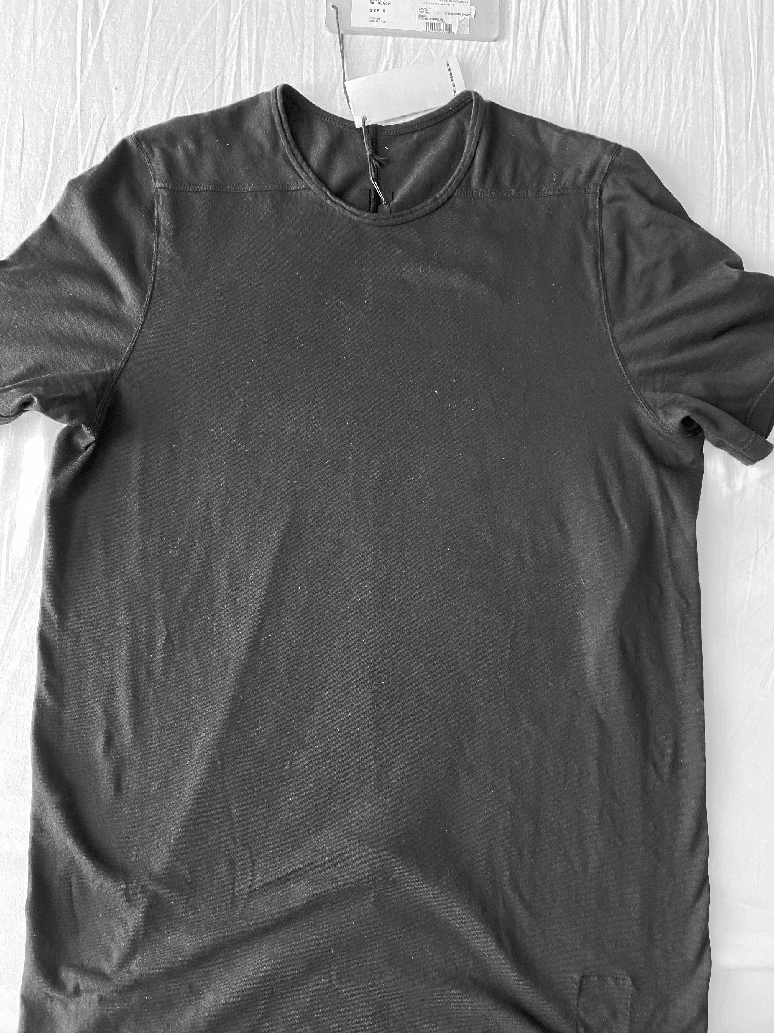 Rick Owens Drkshdw NEW Rick Owens Level Tee Black Size US S / EU 44-46 / 1 - 3 Thumbnail