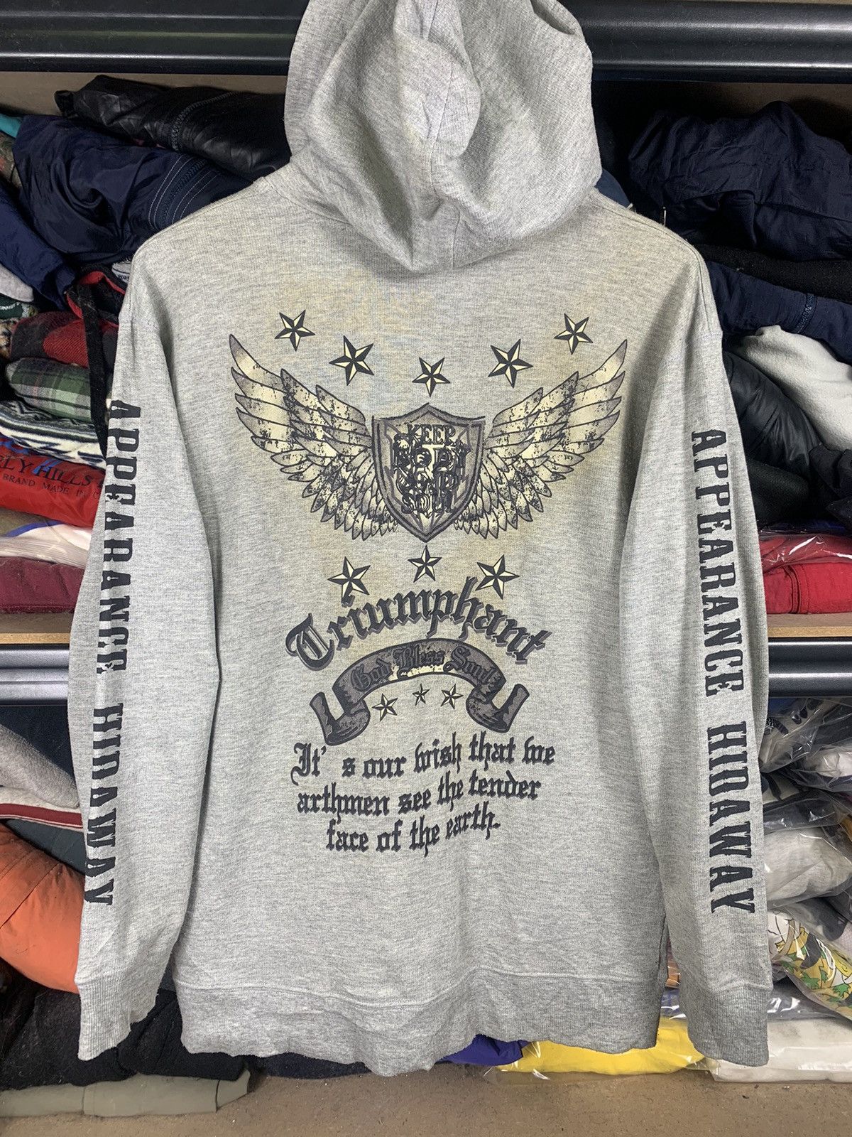 Seditionaries Vintage Sorrider Military Style Hoodie Size US S / EU 44-46 / 1 - 1 Thumbnail
