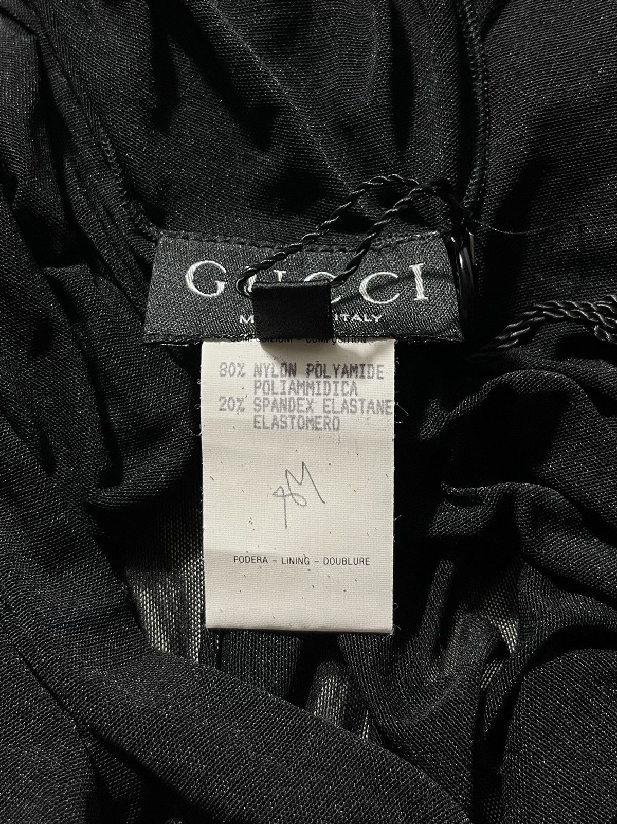 Gucci Gucci - Tom Ford - S/S 1997 - Sheer Long Sleeve - Dress Size L / US 10 / IT 46 - 15 Thumbnail
