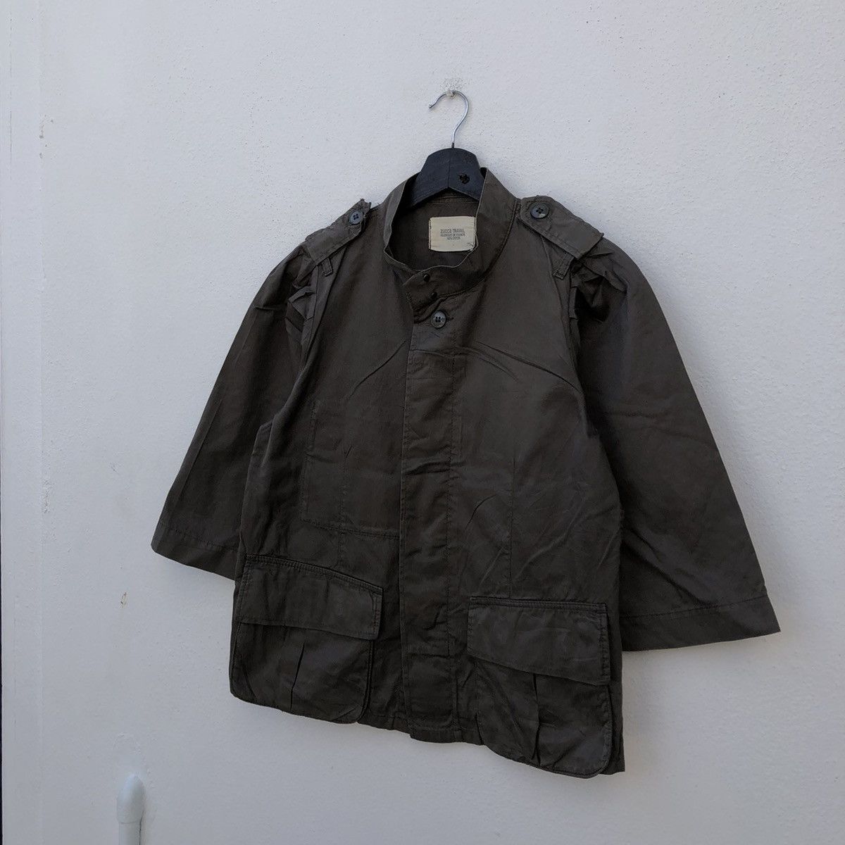 Issey Miyake CROPPED JACKET ZUCCA BY ISSEY MIYAKE JAPAN MILITARY STYLE Size US S / EU 44-46 / 1 - 2 Thumbnail