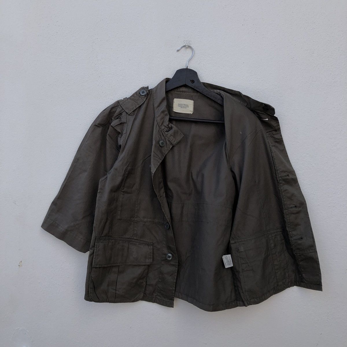 Issey Miyake CROPPED JACKET ZUCCA BY ISSEY MIYAKE JAPAN MILITARY STYLE Size US S / EU 44-46 / 1 - 11 Thumbnail