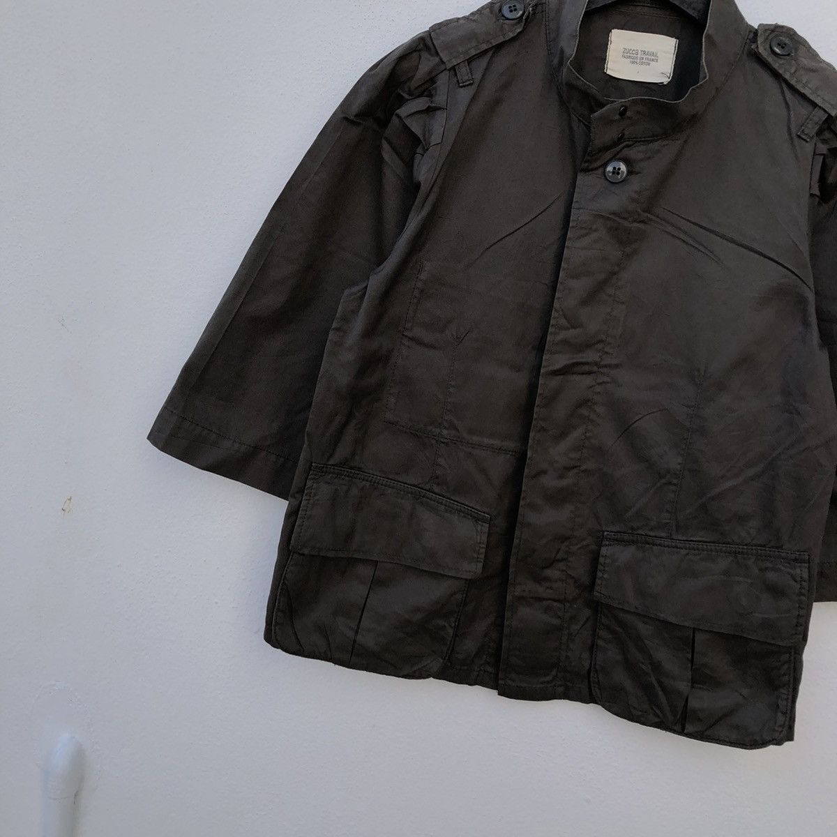 Issey Miyake CROPPED JACKET ZUCCA BY ISSEY MIYAKE JAPAN MILITARY STYLE Size US S / EU 44-46 / 1 - 4 Thumbnail