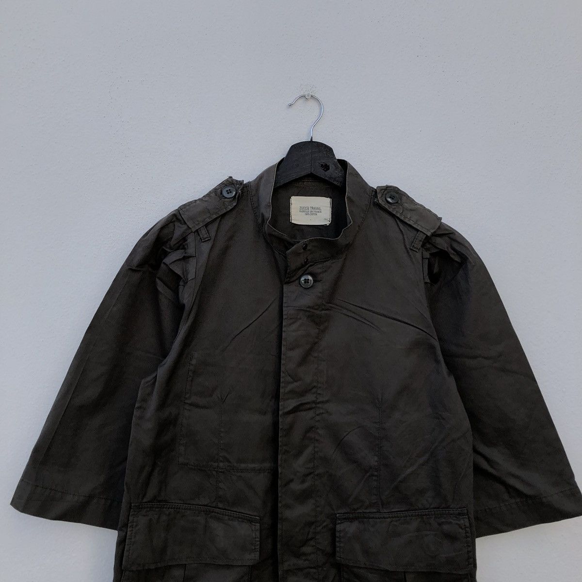 Issey Miyake CROPPED JACKET ZUCCA BY ISSEY MIYAKE JAPAN MILITARY STYLE Size US S / EU 44-46 / 1 - 3 Thumbnail