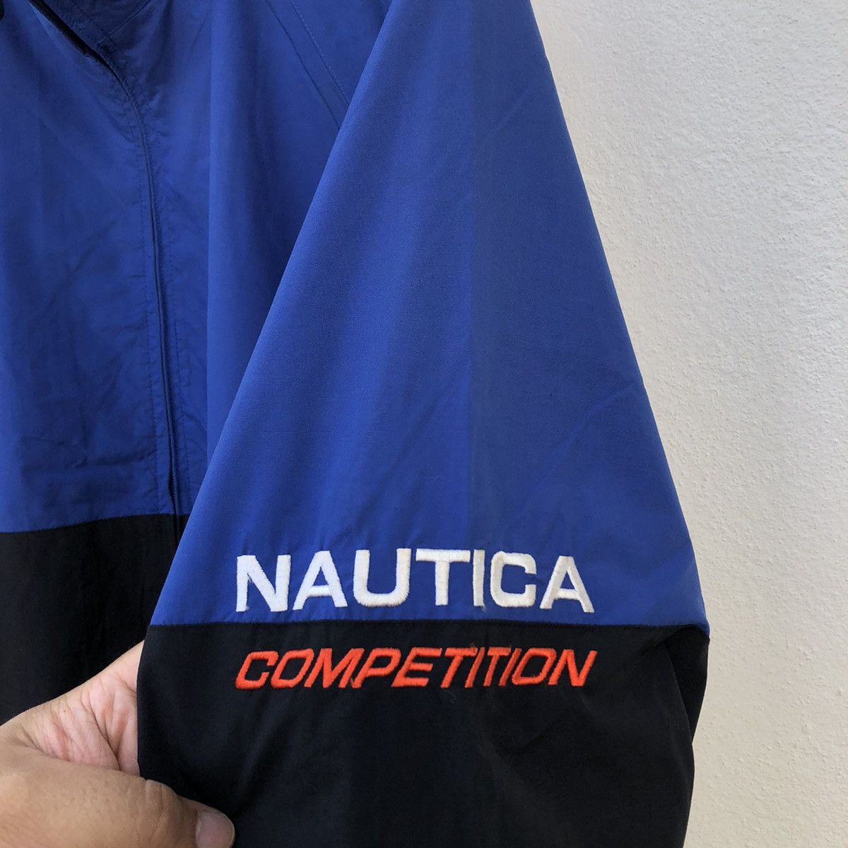 Japanese Brand VINTAGE NAUTICA SURVIVAL JACKET BIG LOGO Size US L / EU 52-54 / 3 - 7 Thumbnail