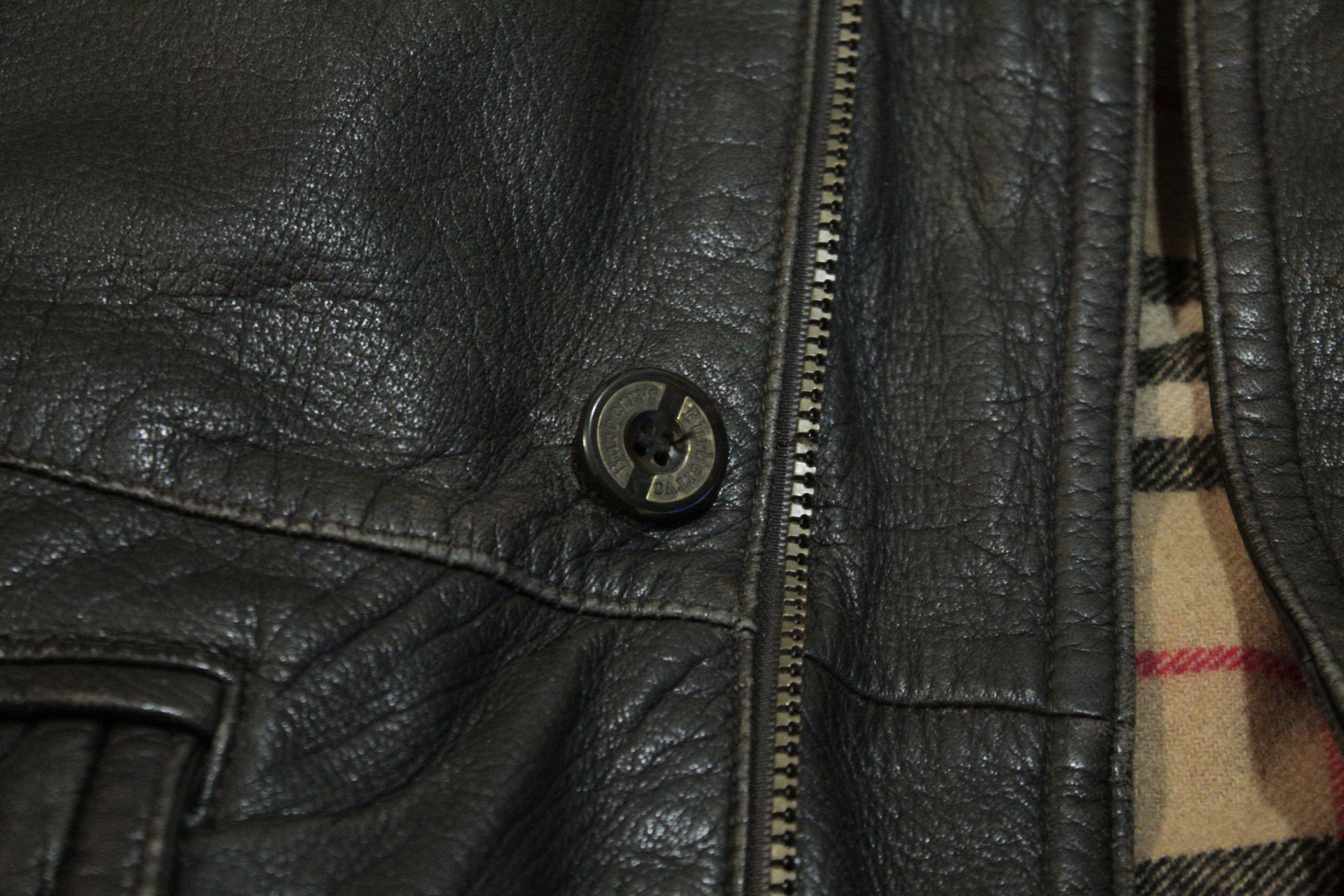 Burberry × Vintage Nova Check Lamb Nappa leather Jacket Burberrys 90s Size US L / EU 52-54 / 3 - 5 Thumbnail