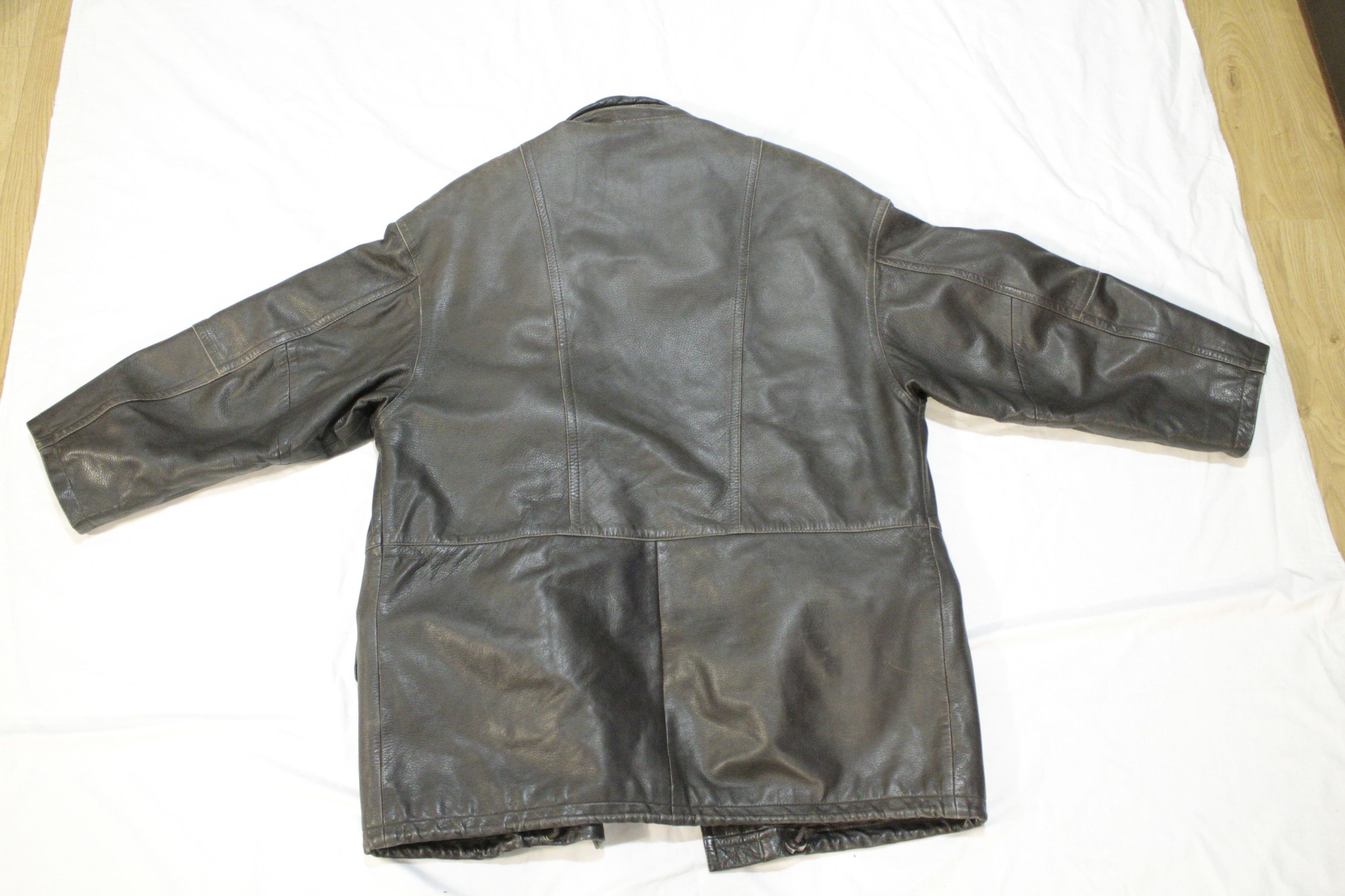 Burberry × Vintage Nova Check Lamb Nappa leather Jacket Burberrys 90s Size US L / EU 52-54 / 3 - 7 Thumbnail