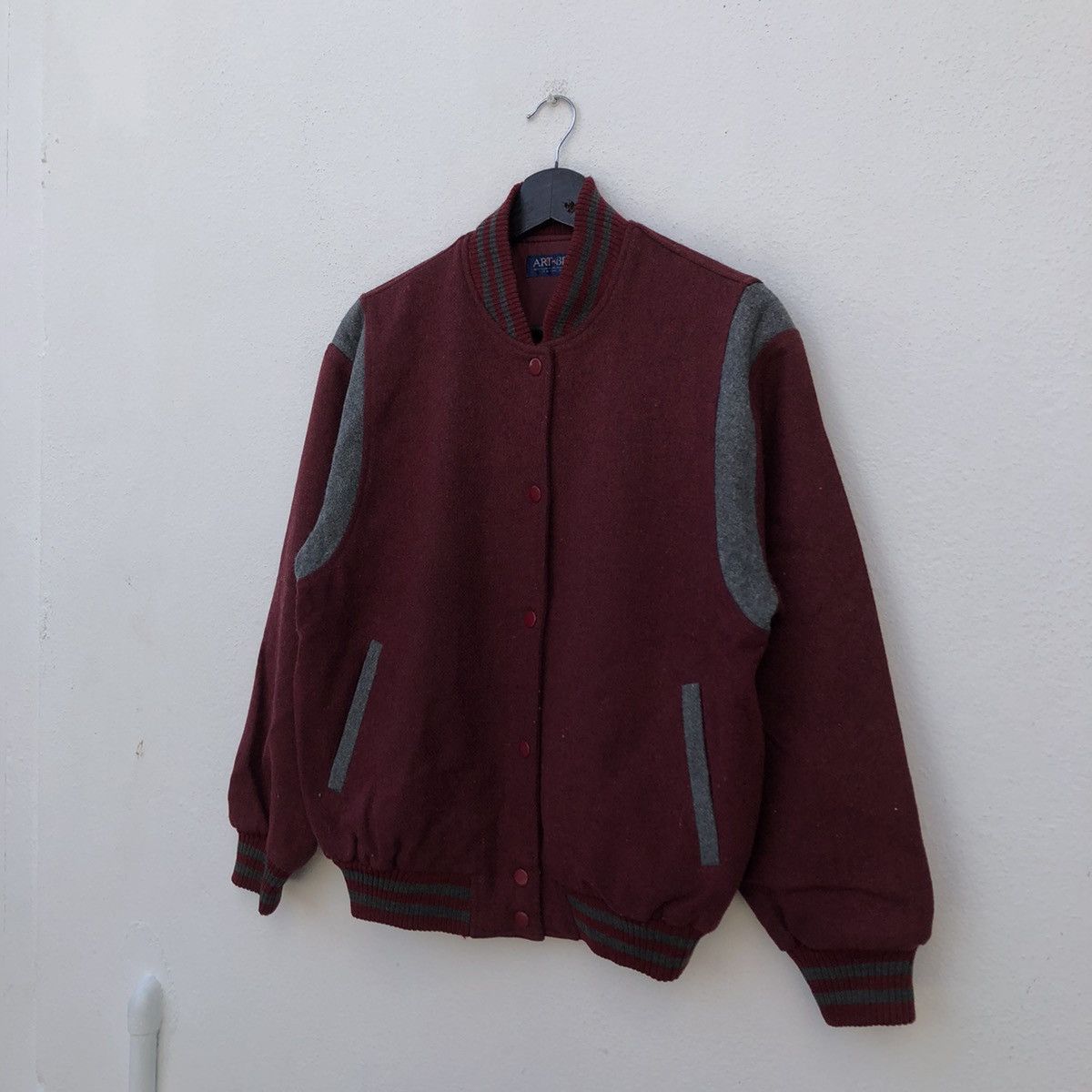 Japanese Brand VINTAGE VARSITY JACKET ART BRO NY USA Size US S / EU 44-46 / 1 - 2 Thumbnail