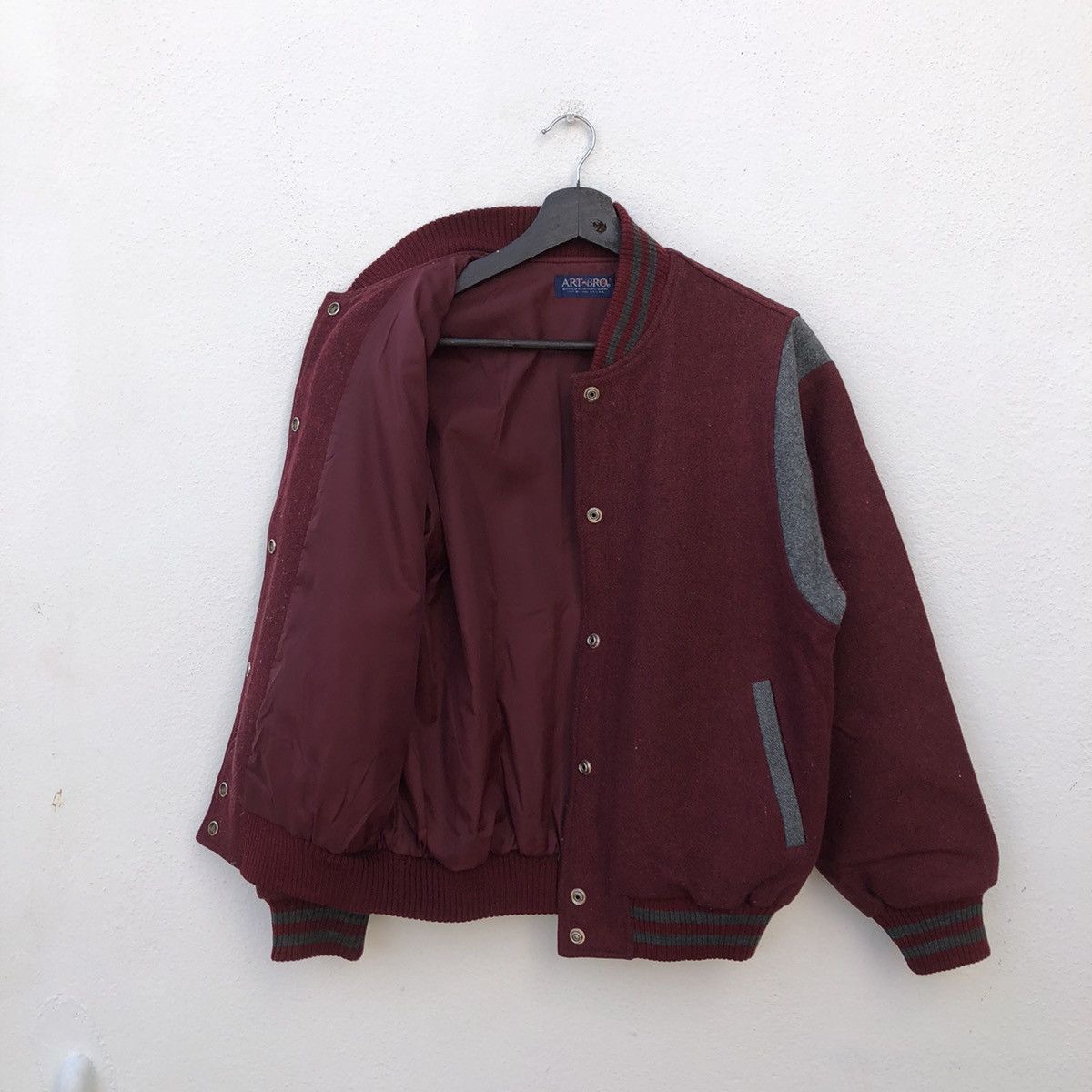 Japanese Brand VINTAGE VARSITY JACKET ART BRO NY USA Size US S / EU 44-46 / 1 - 9 Thumbnail