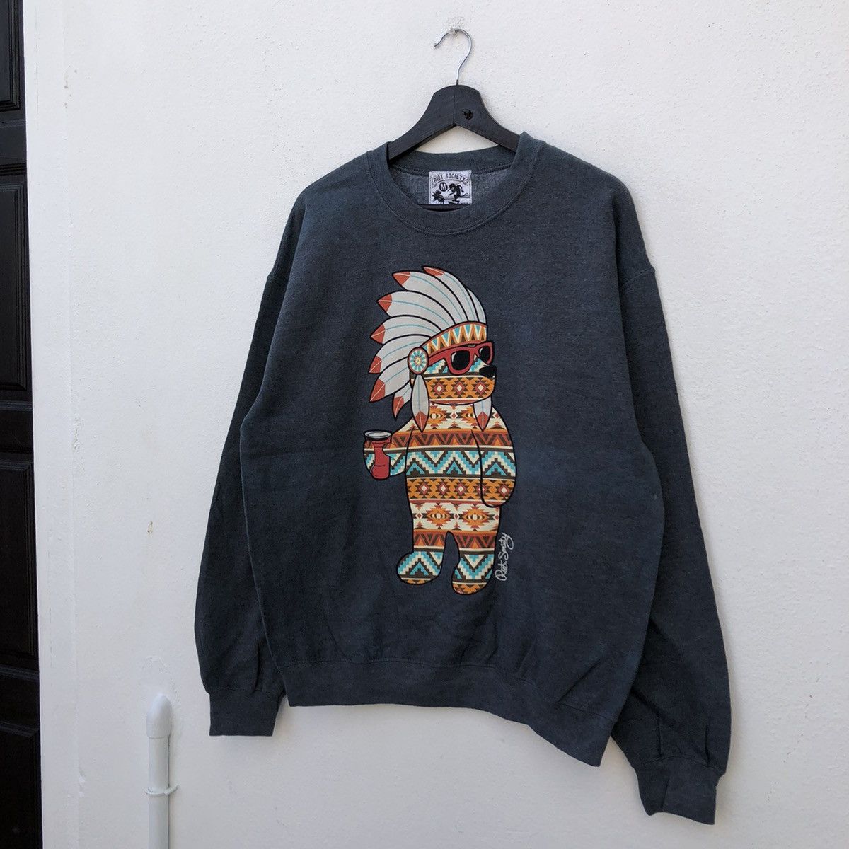 Japanese Brand VINTAGE RIOT SOCIETY SKATE BOARD DESIGN BIG LOGO SWEATSHIRT Size US M / EU 48-50 / 2 - 2 Thumbnail
